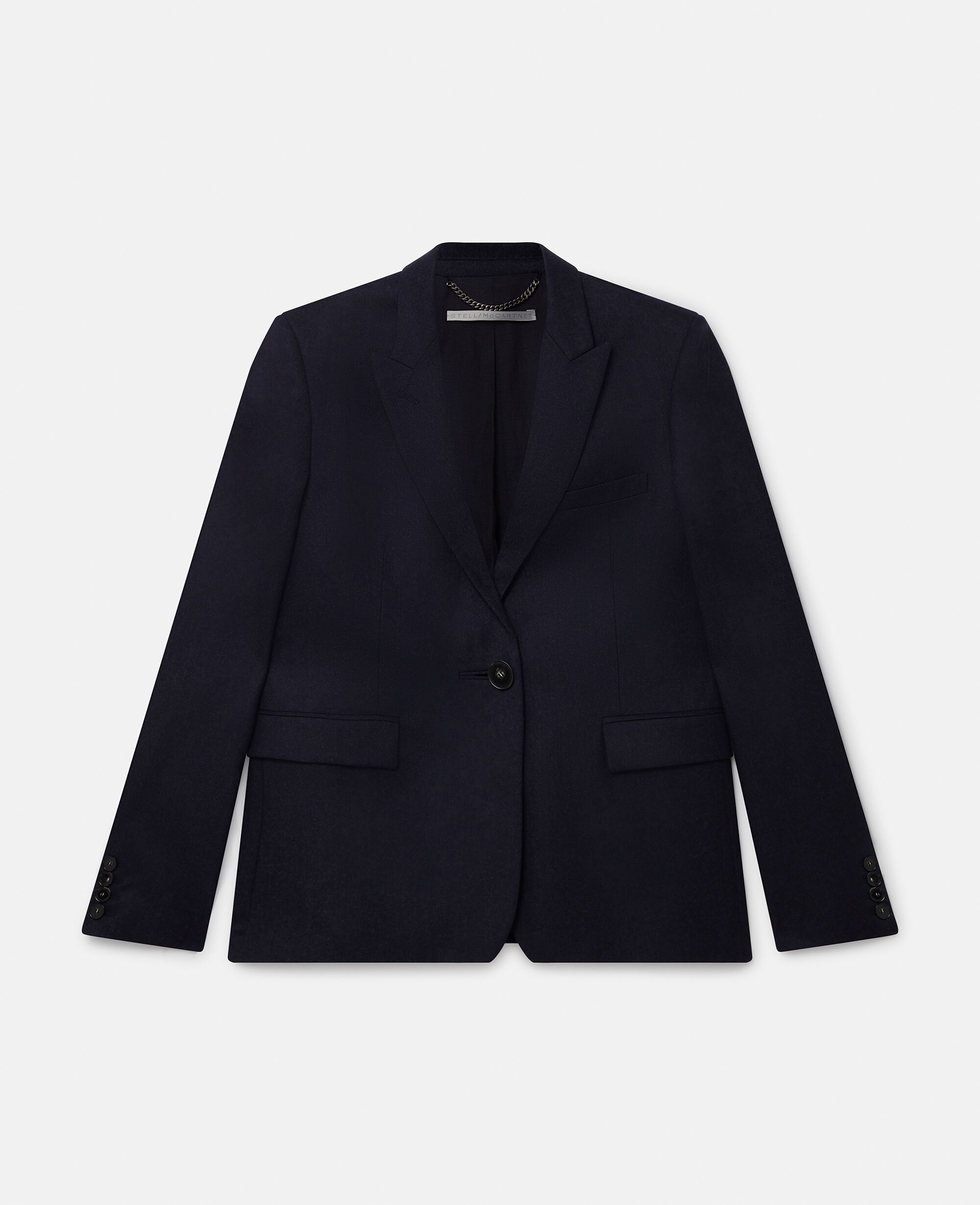 Womens navy blue wool blazer cheap