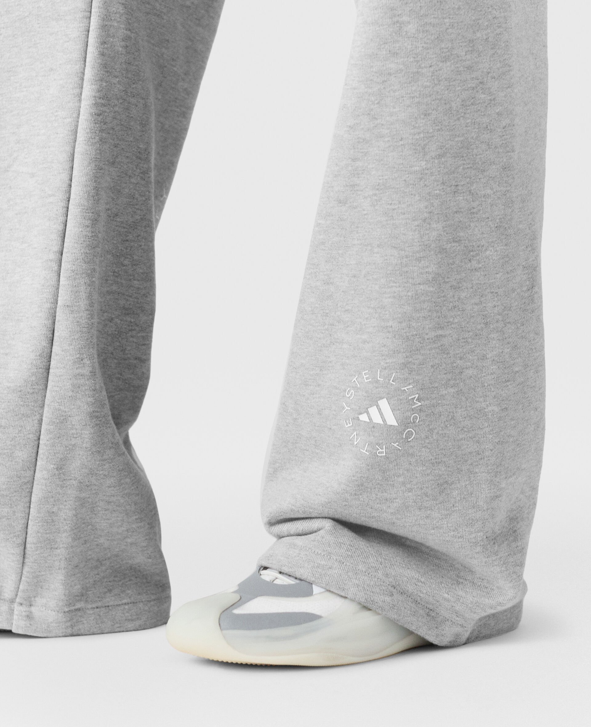 Logo Straight-Leg Joggers-Grey-large image number 2