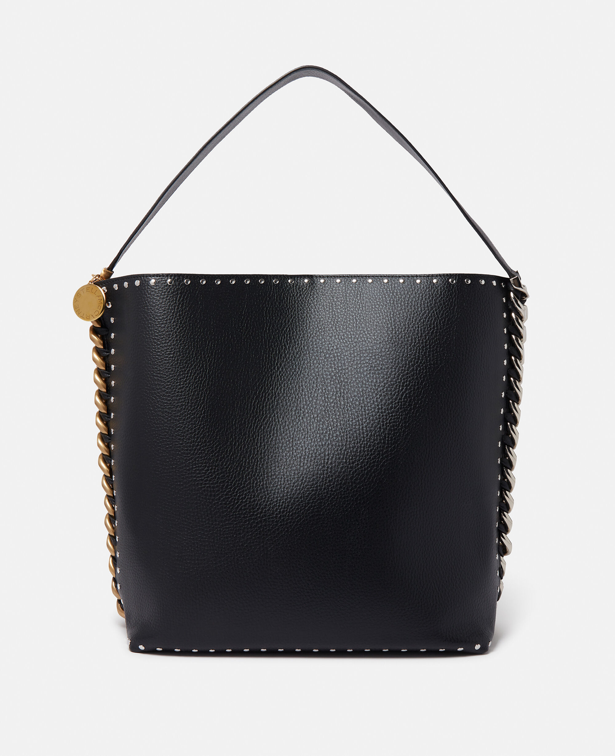 Studded black tote bag discount