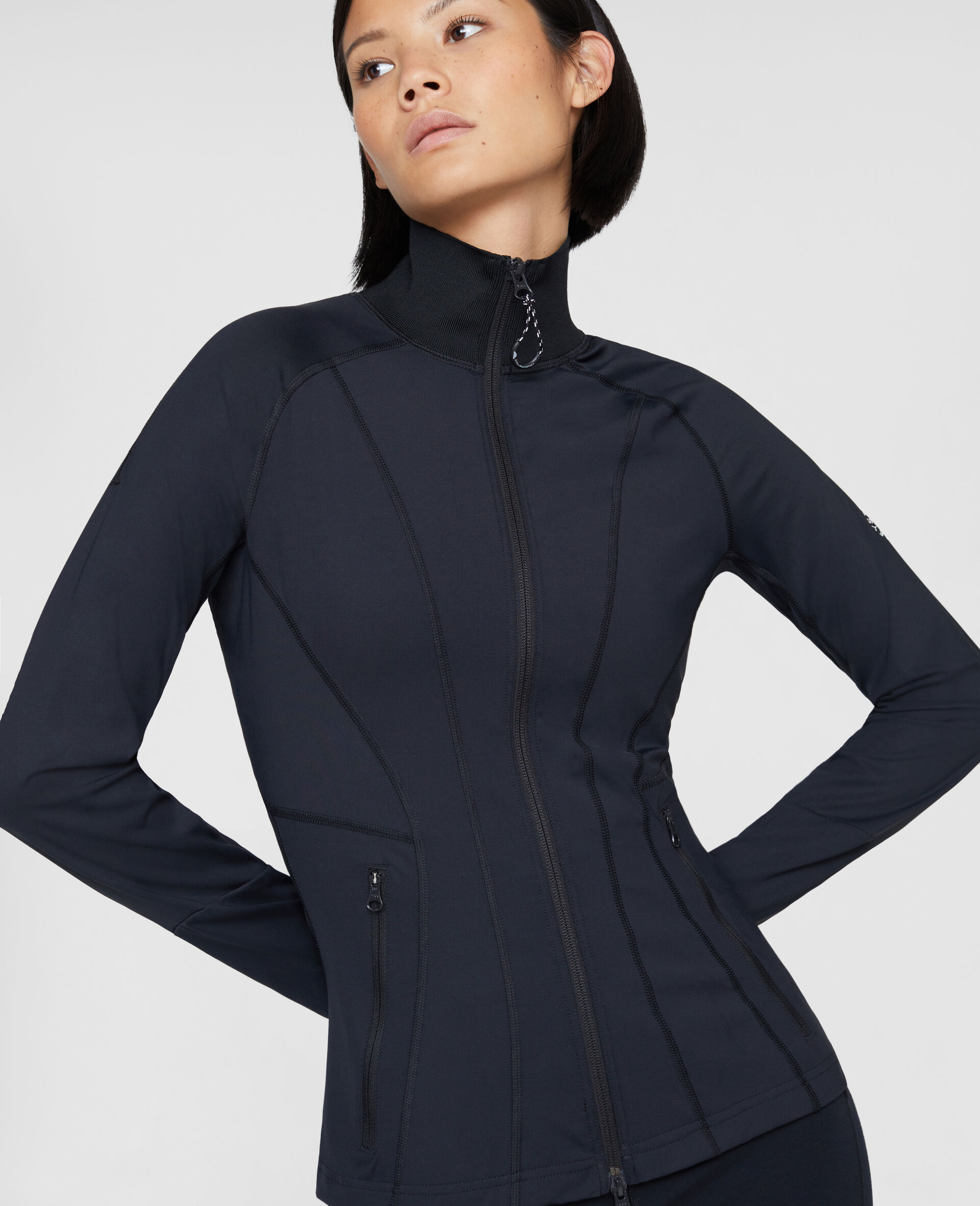 TruePurpose Training Midlayer Top-Black-large image number 3