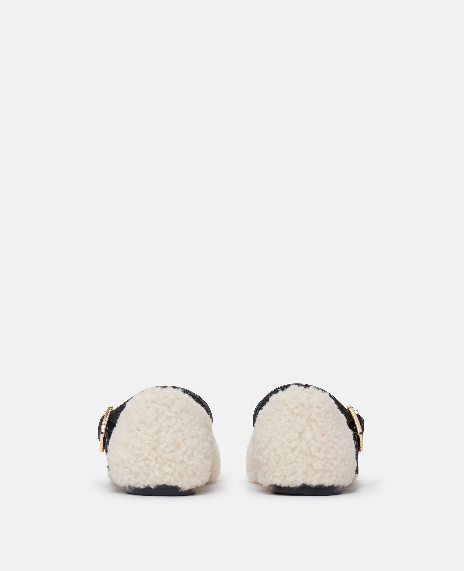 Fluffy Buckle Pumps -White-large Fluffy Buckle Pumps -White-large image number 2