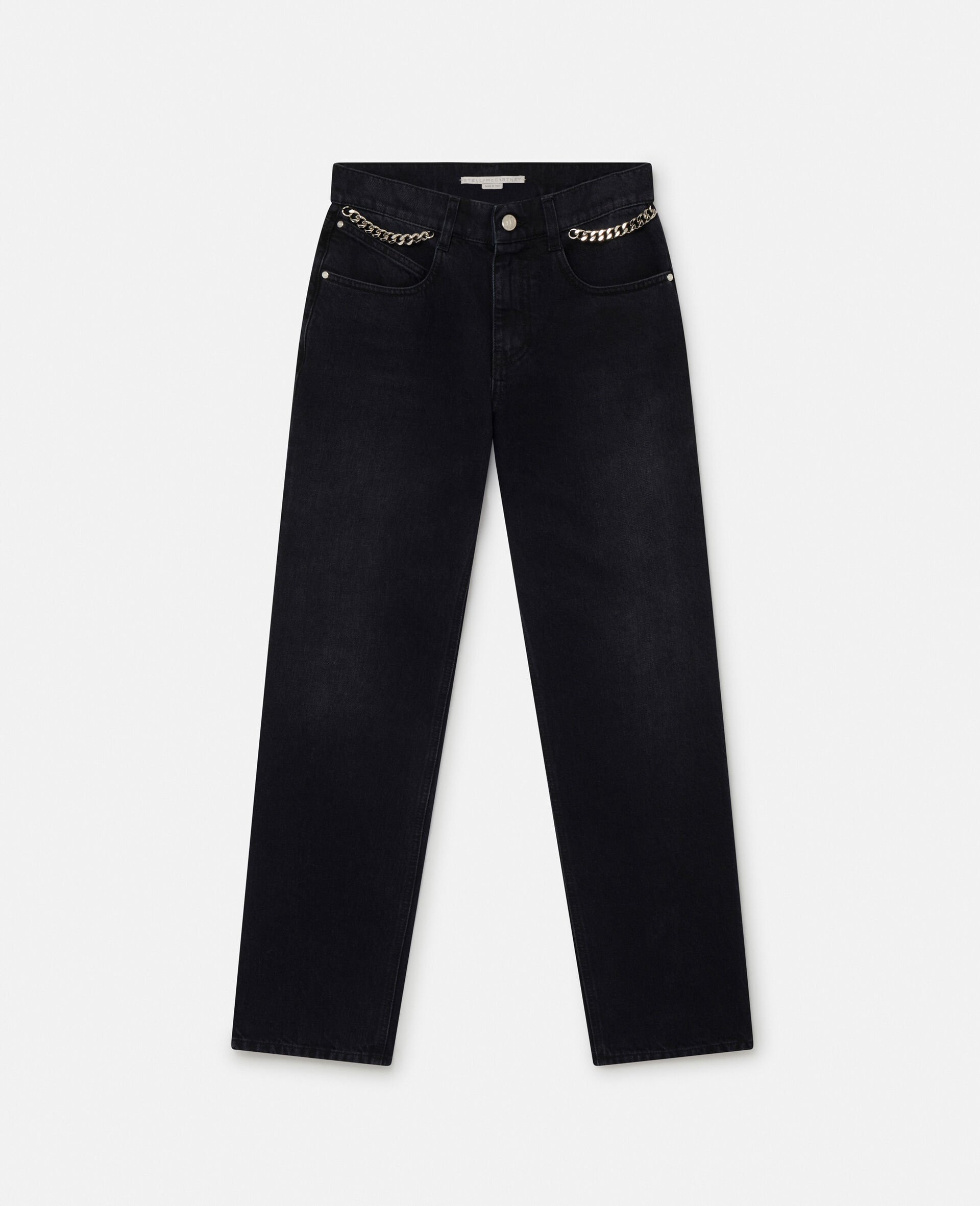 Falabella Slim Leg Jeans-Black-medium