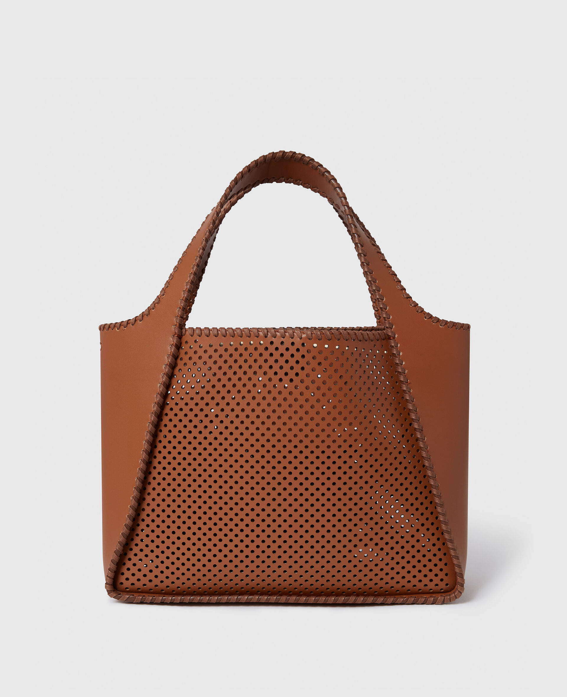 Logo Crossbody Tote Bag-Brown-large image number 2