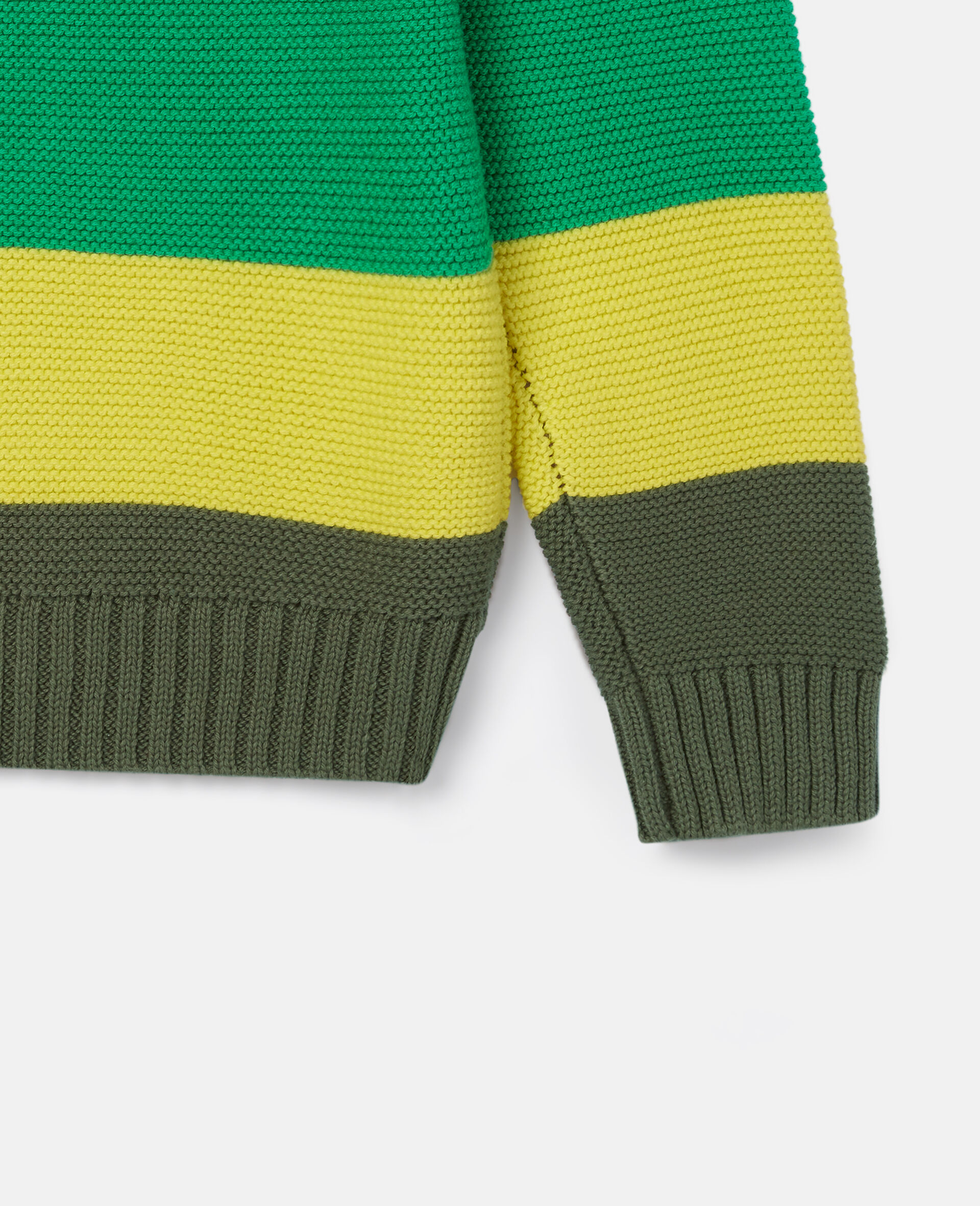 Striped Knit Jumper-Multicolour-large image number 2