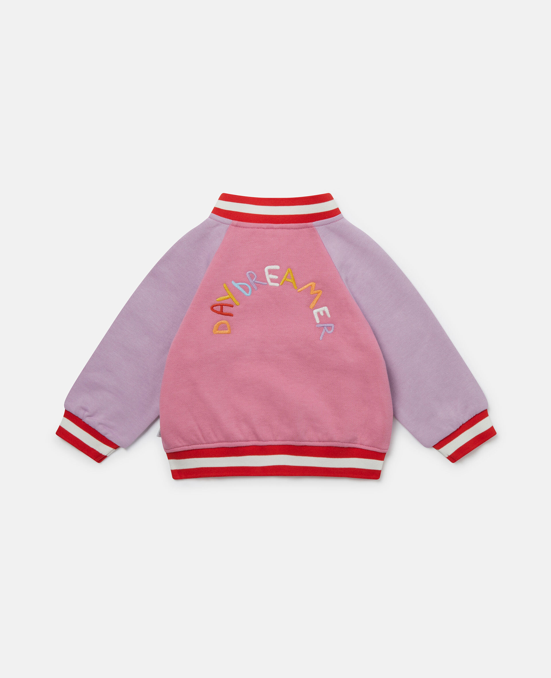 Women Pink Daydreamer Embroidery Bomber Jacket | Stella McCartney AU