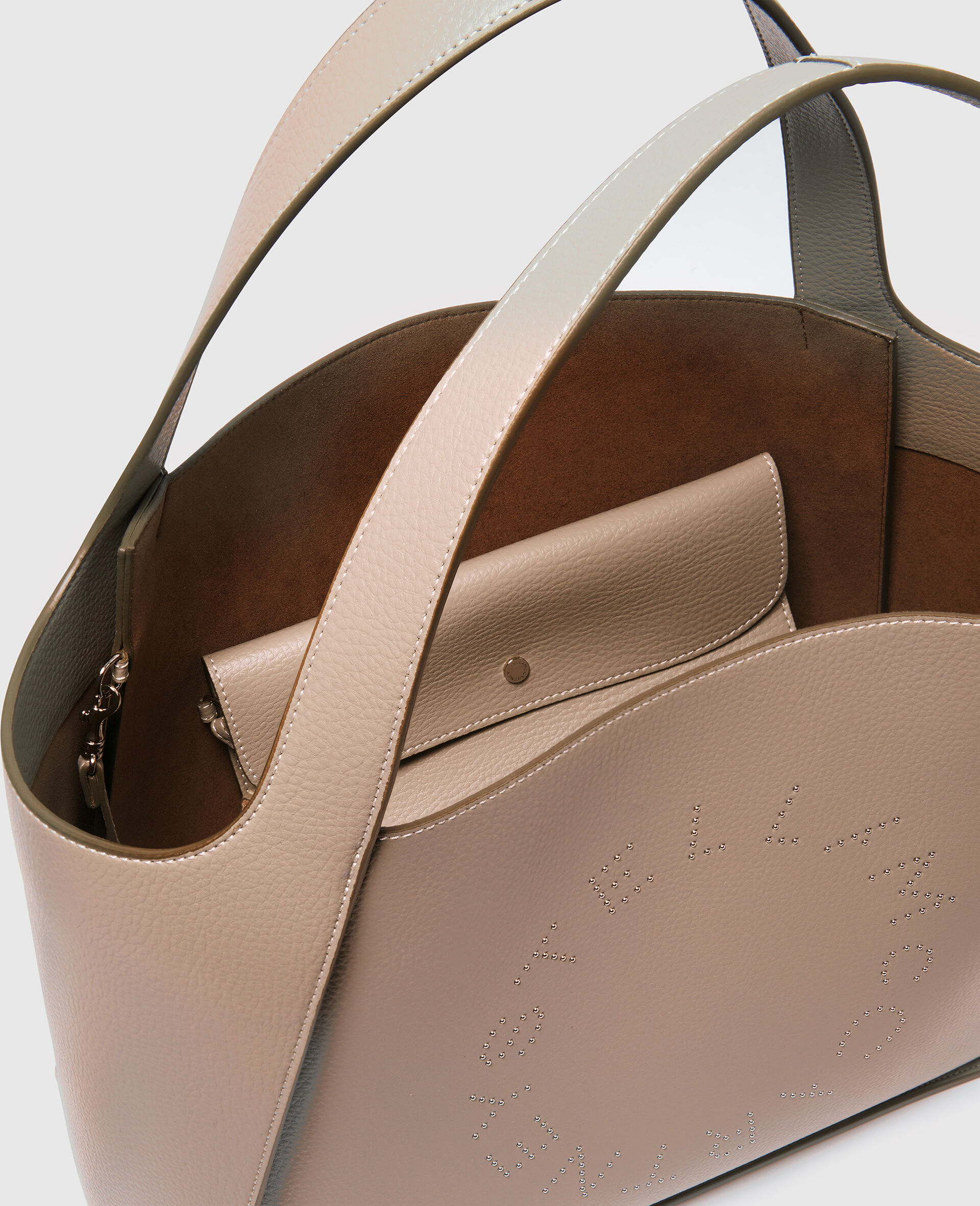 Logo Large Tote Bag-Brown-large image number 2