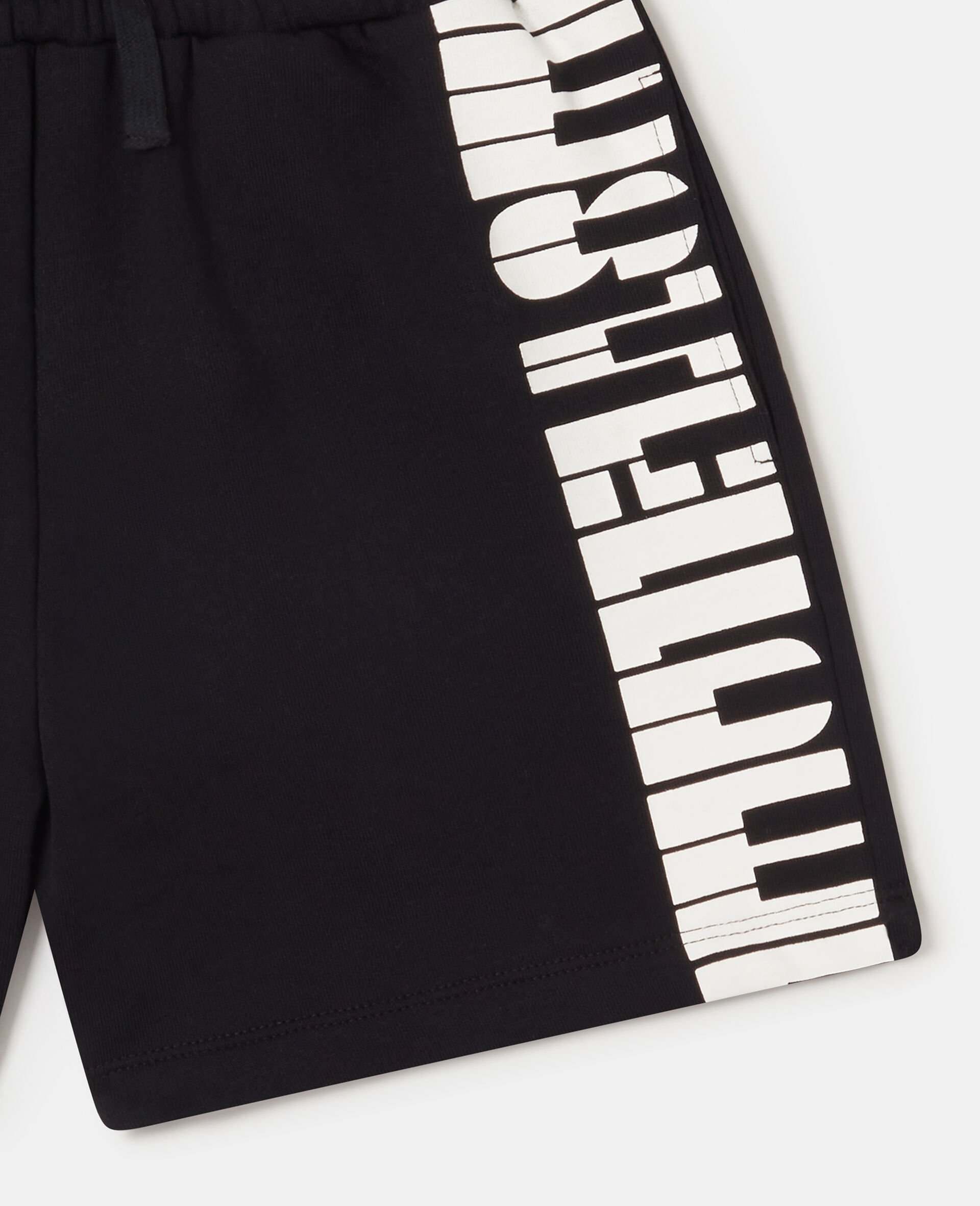 徽标饰带运动服套装-黑色-large image number 3