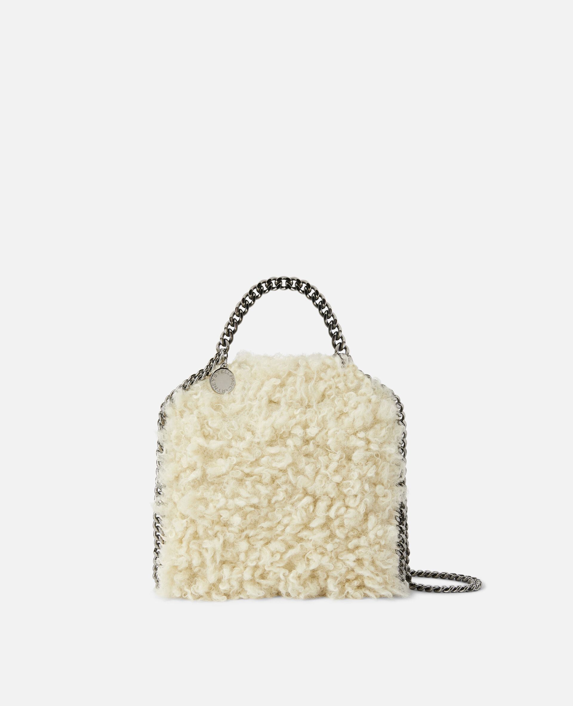 Falabella FFF Tiny Tote-White-large image number 0