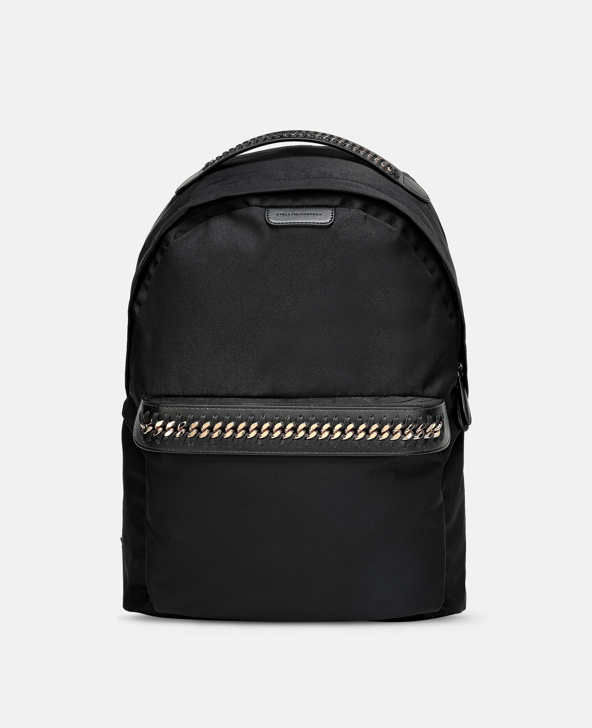 Women Black Falabella Logo Go Backpack | Stella McCartney US