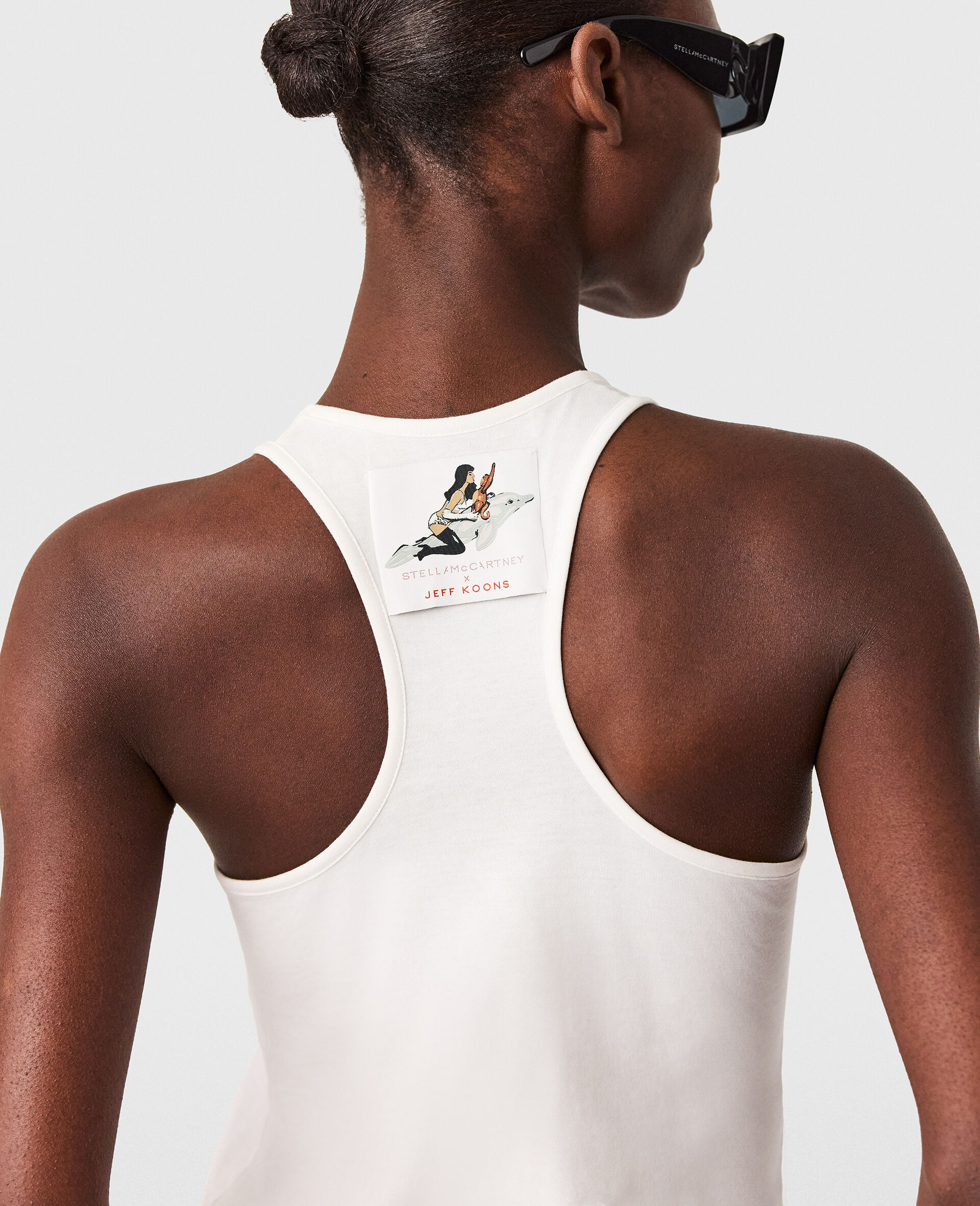 Jeff Koons Slippery When Wet Tank-White-large image number 3