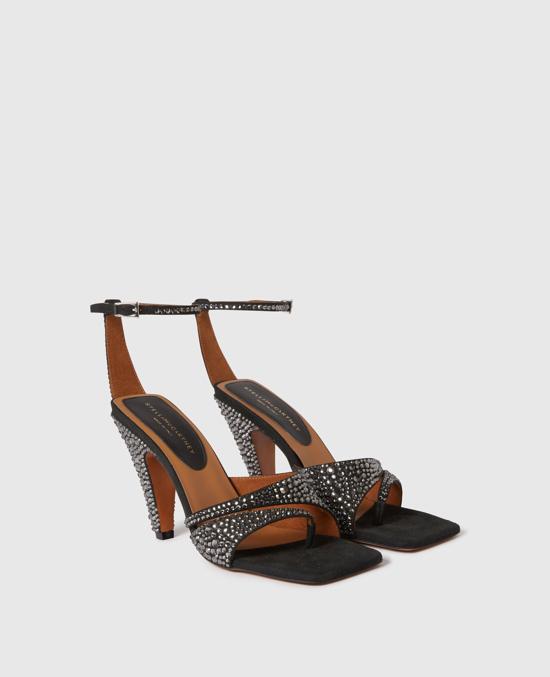 Stella Spur Crystal Hotfix Heeled Pump-Black-medium Stella Spur Crystal Hotfix Heeled Pump-Black-medium