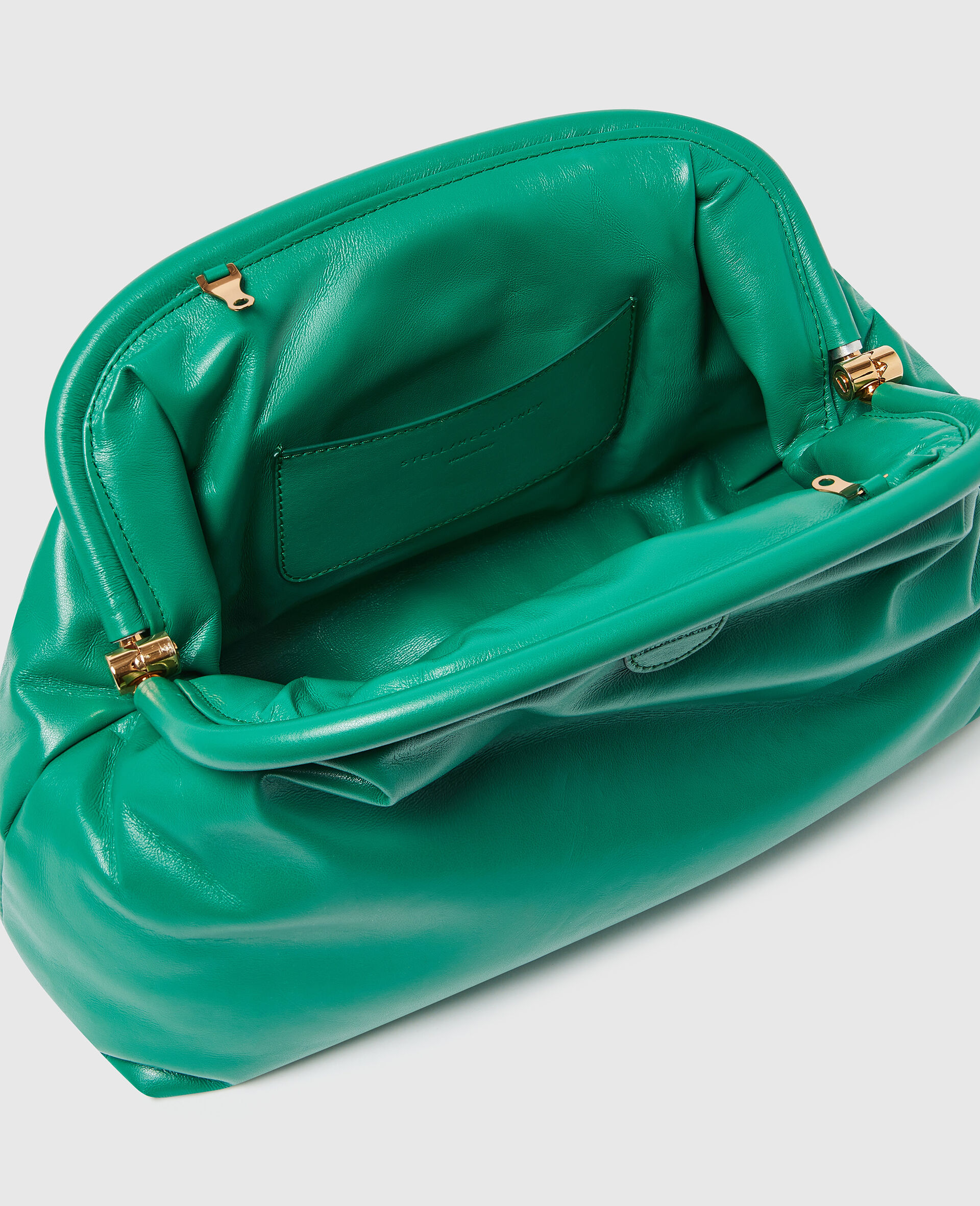 Falabella Padded Soft Clutch-Black-large image number 3