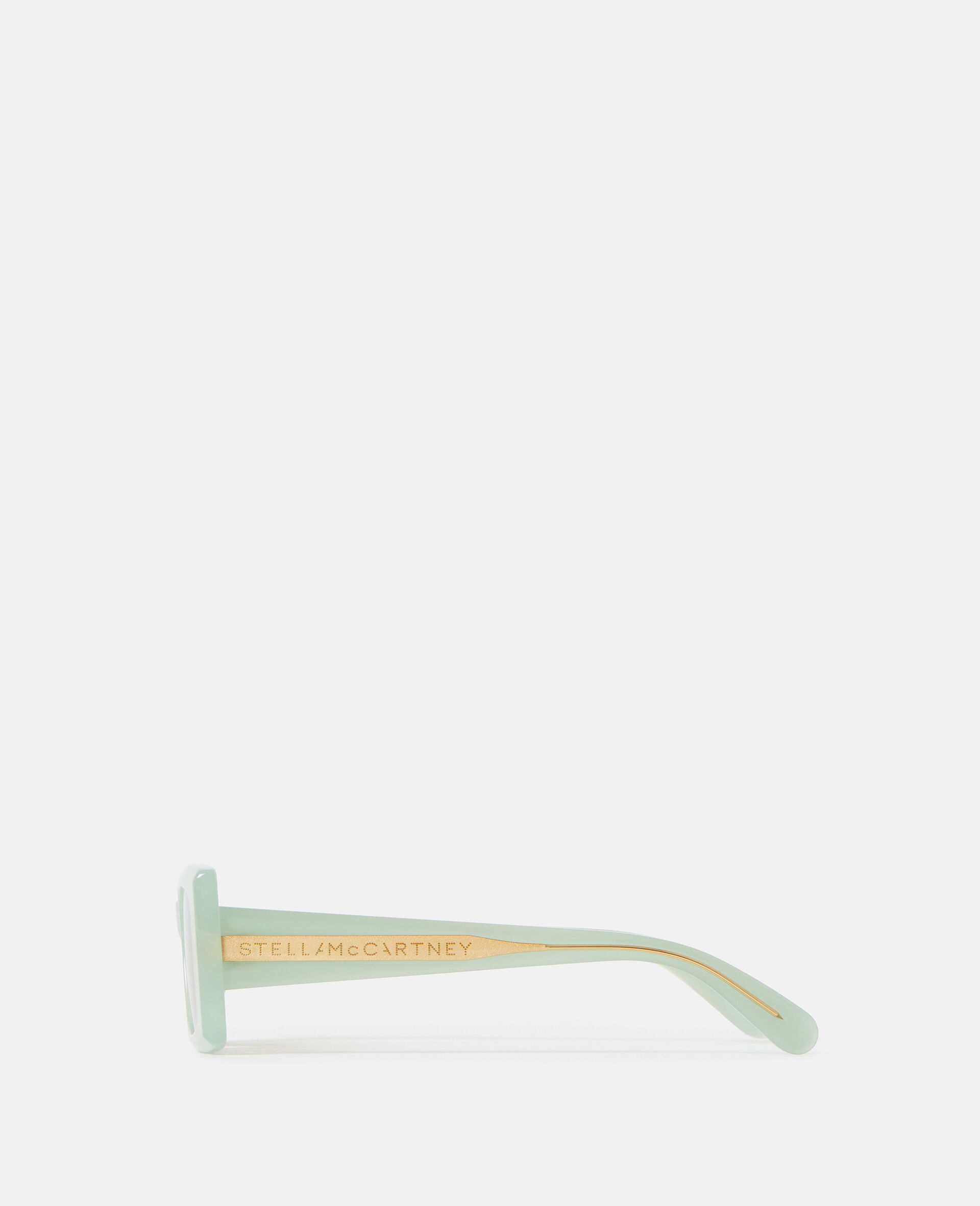 Logo-Engraved Rectangular Sunglasses-Black-large image number 2