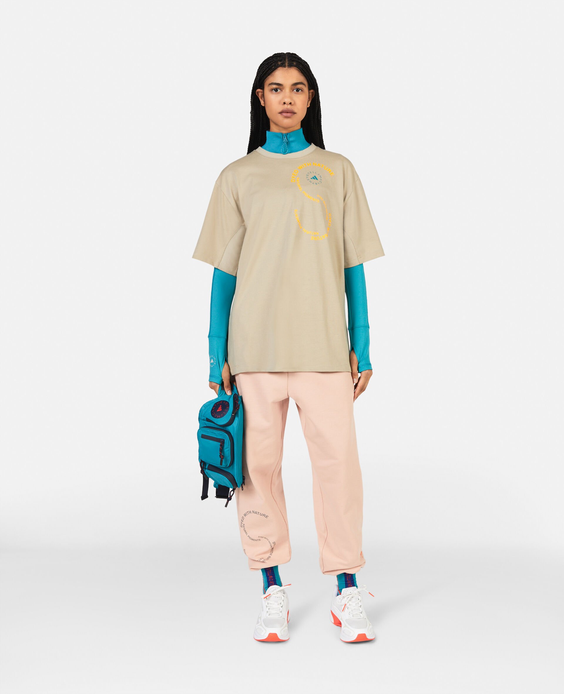 T-shirt &agrave; imprim&eacute; Valeurs S UniteFit-Khaki-large image number 1