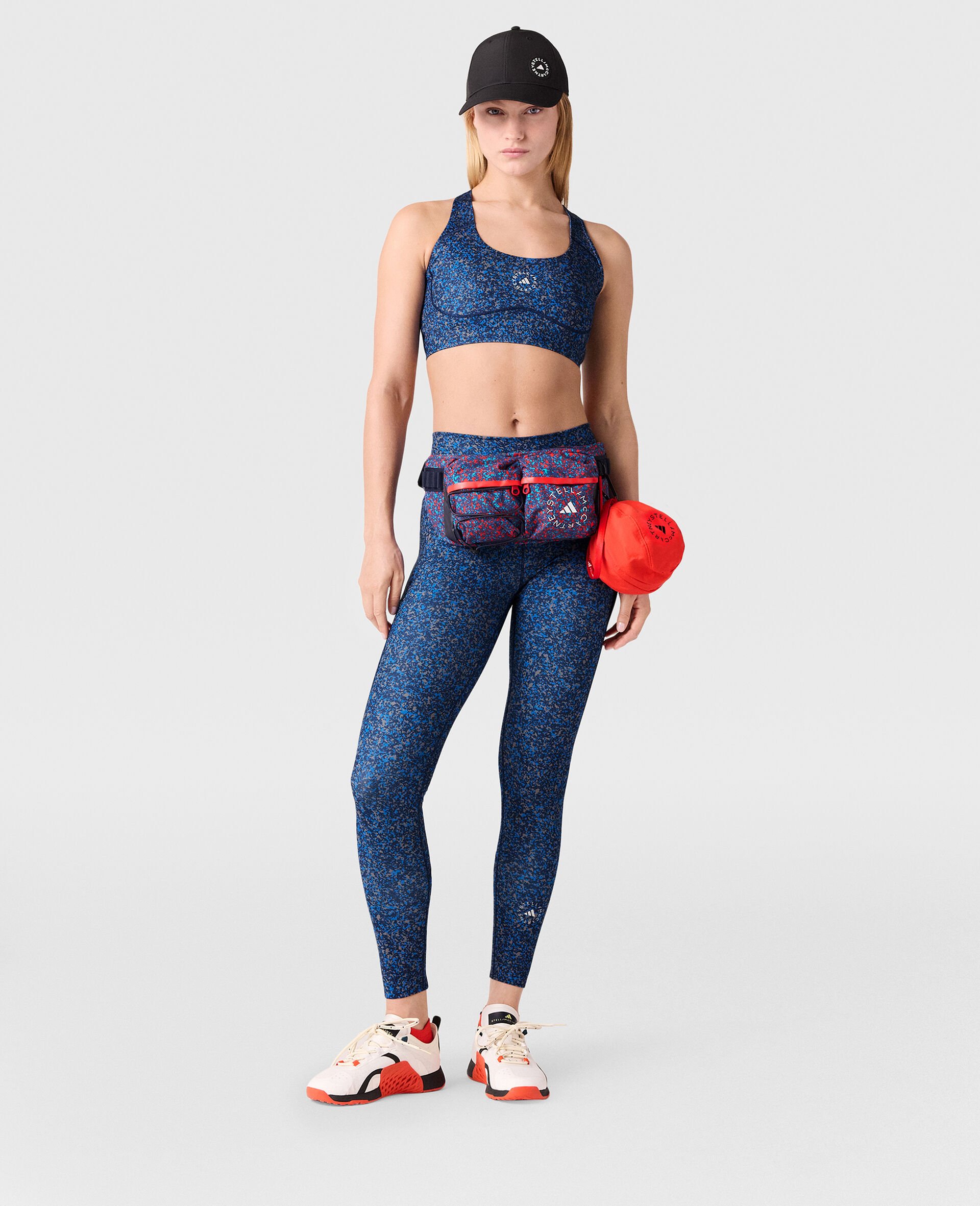 TruePurpose  Optime Training Leggings-Blue-model