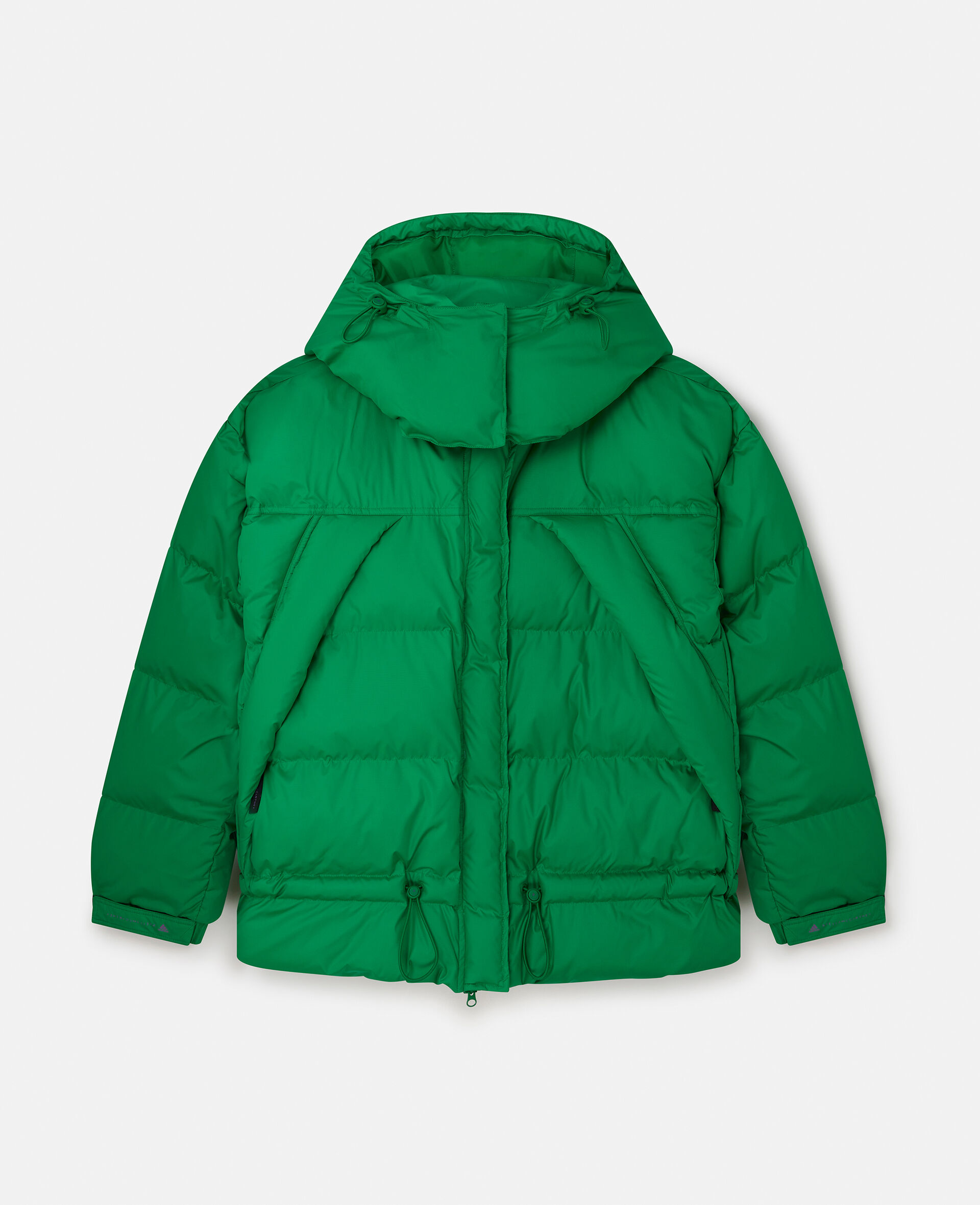 Women Green MidLength Padded Winter Jacket Stella McCartney RO