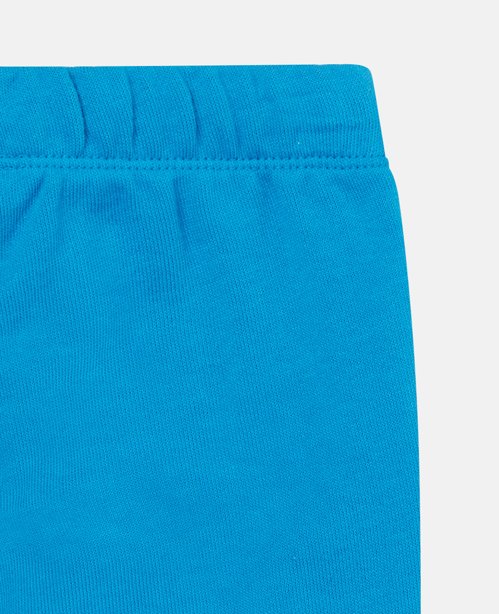 Fleece Snail Print Joggers-Blue-large image number 3