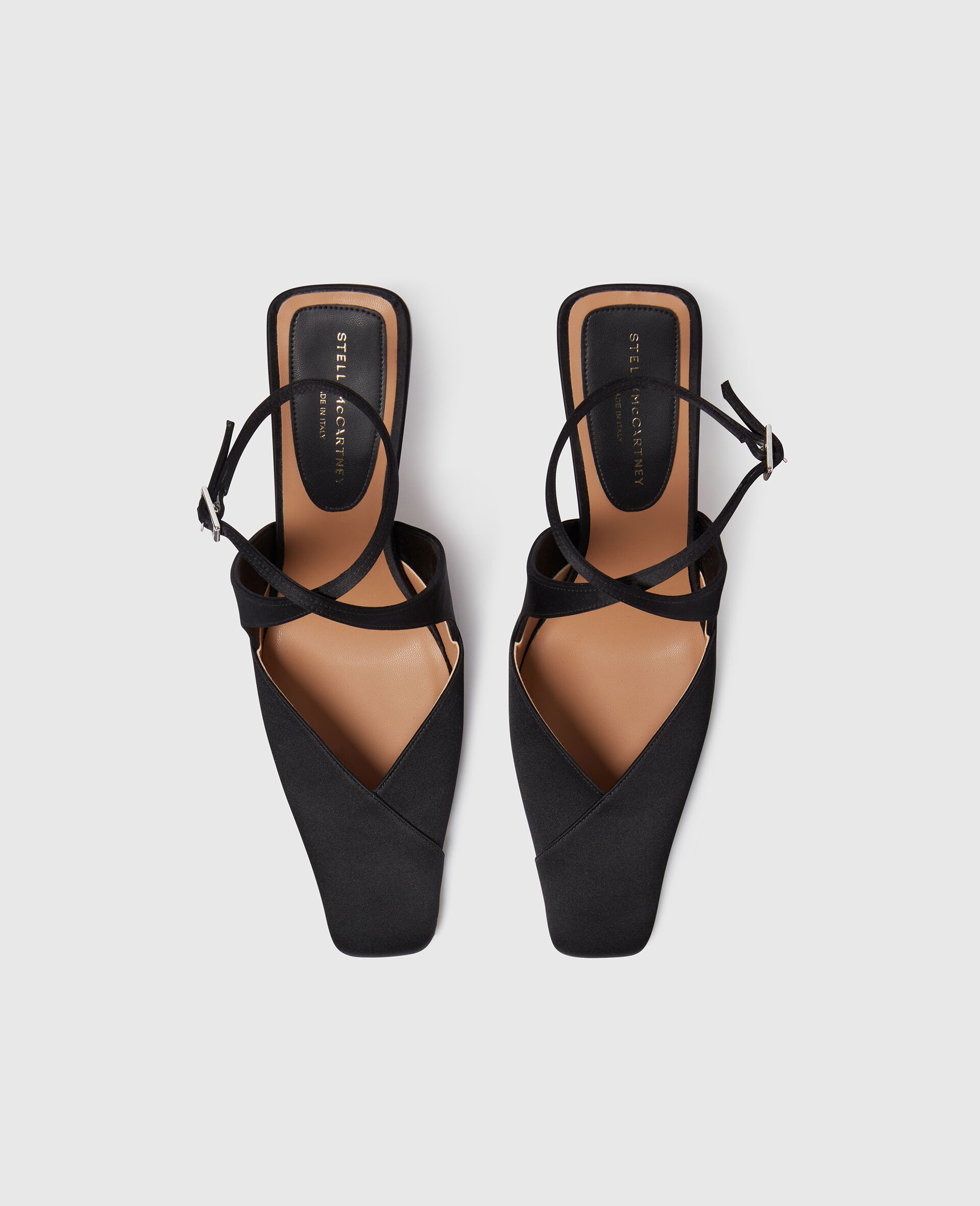 Stella Spur Heeled Pump-Black-large image number 3