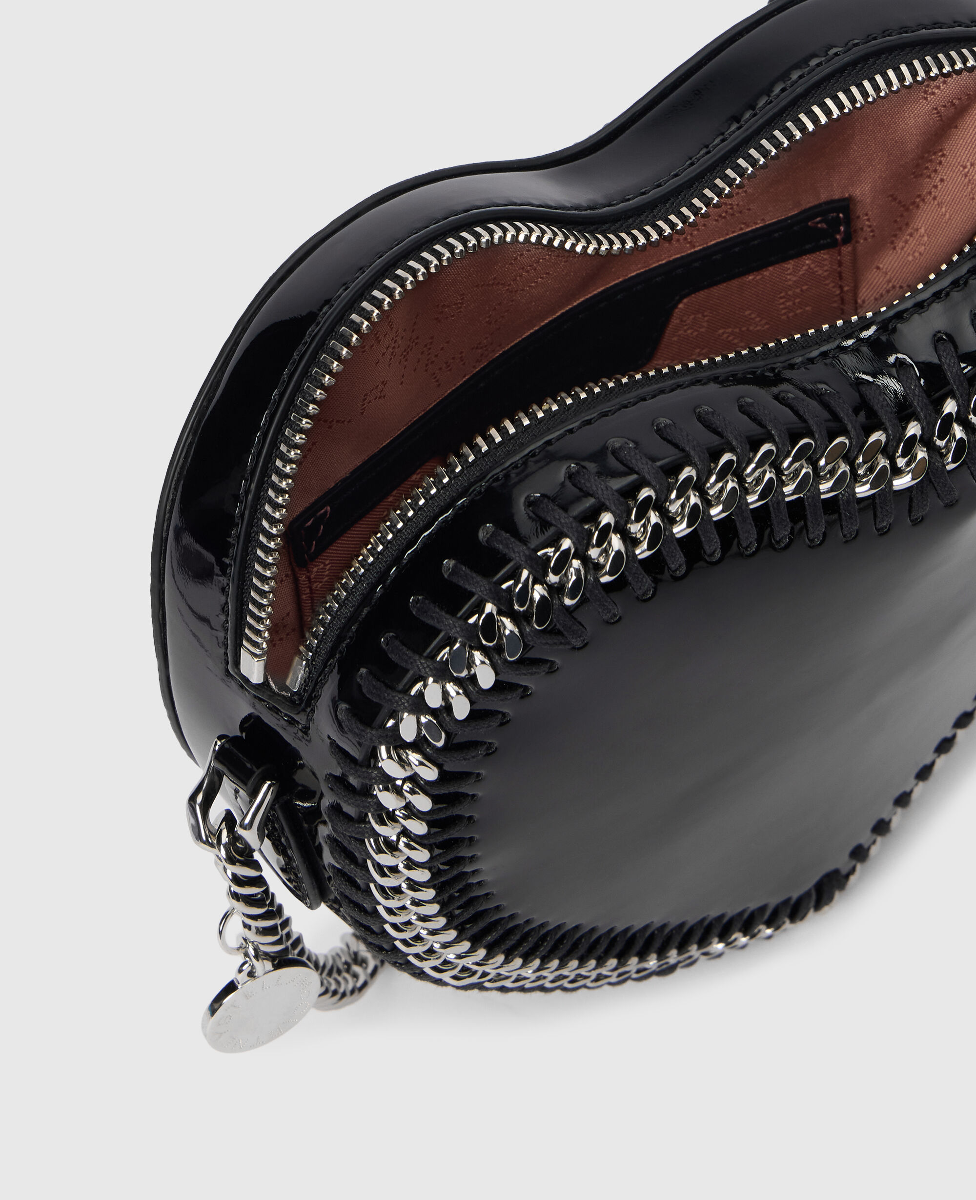 Women Black Falabella Heart Crossbody Bag | Stella McCartney US