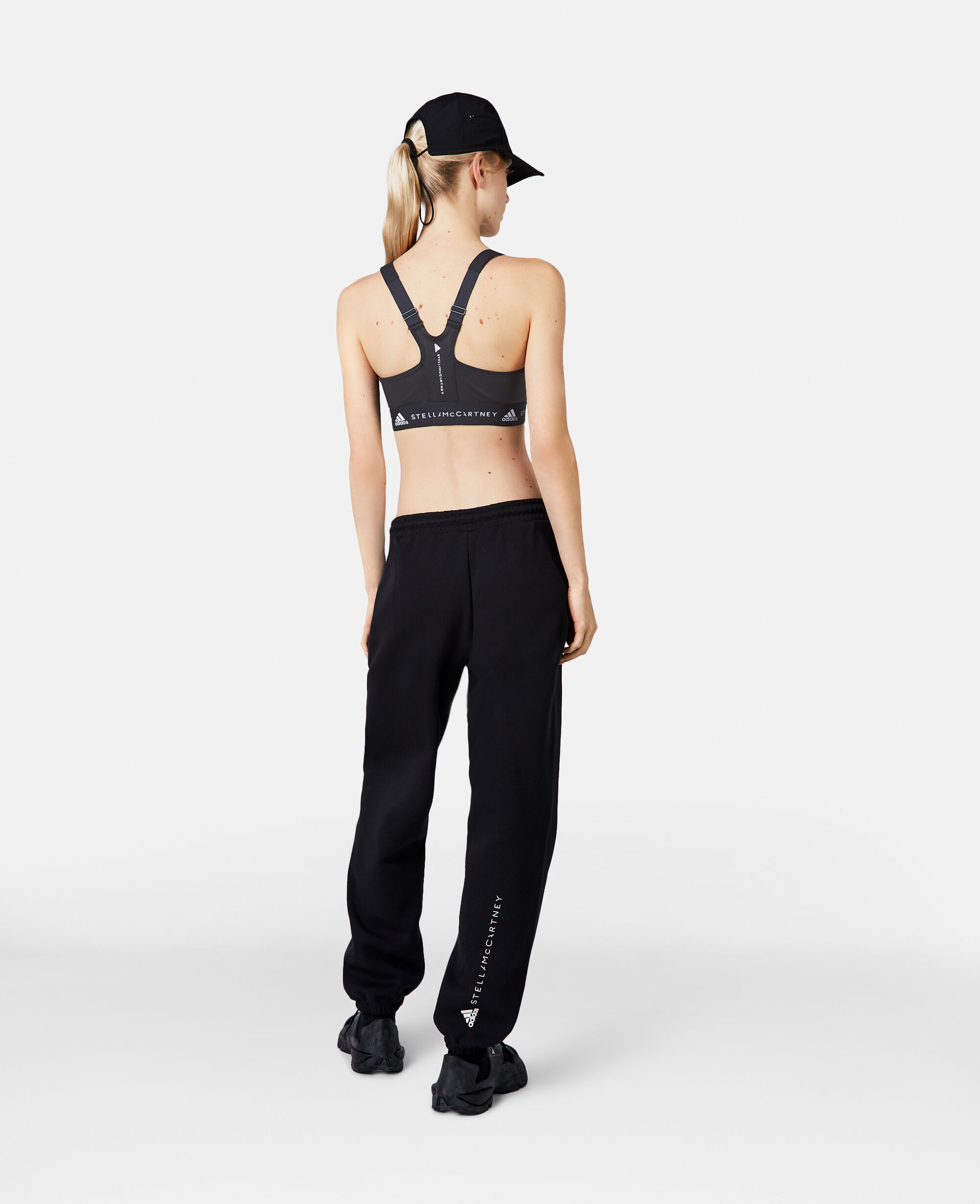 Women Black/White Logo Sweatpants | Stella McCartney US