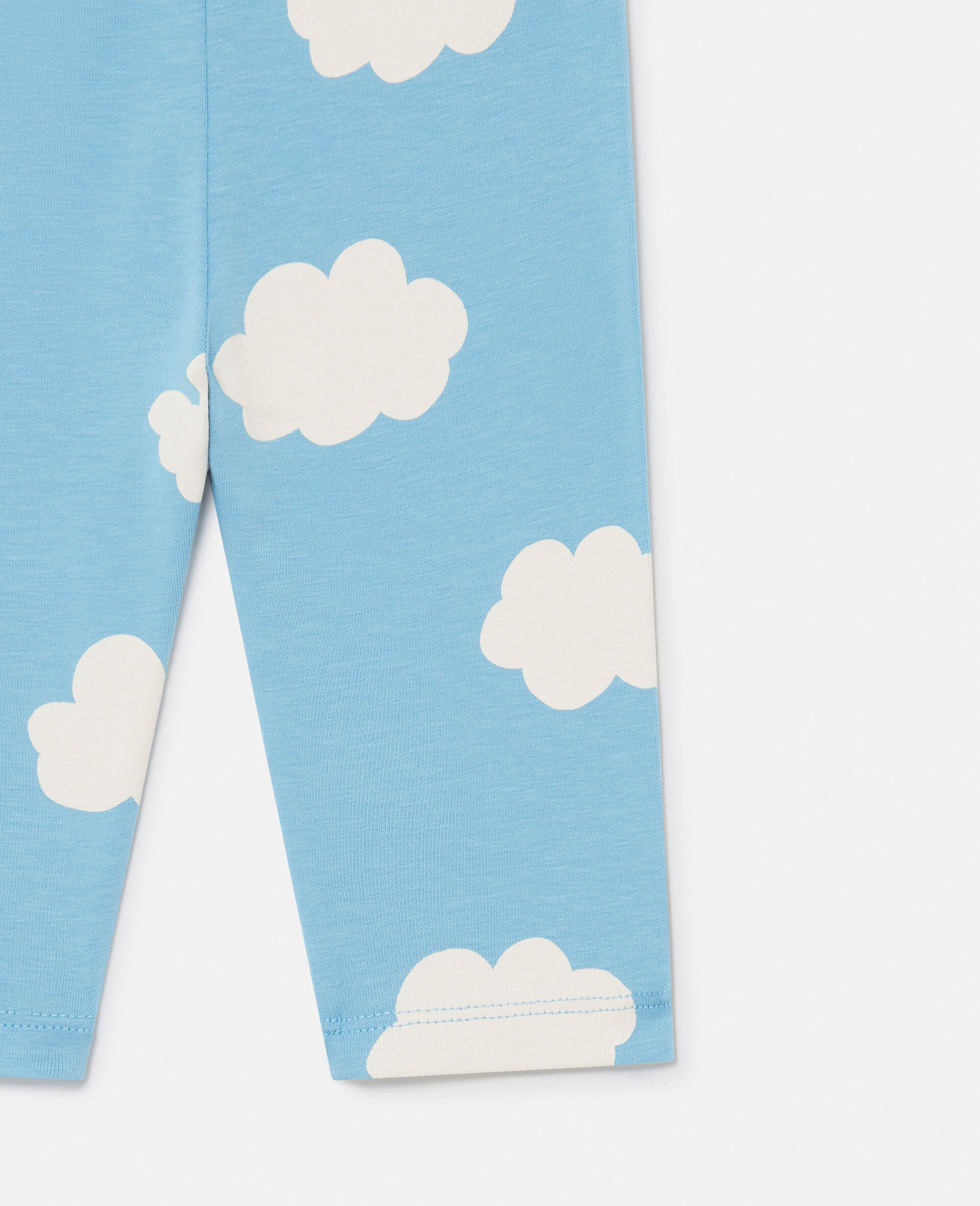 Sheep Pattern Leggings-Blue-large Sheep Pattern Leggings-Blue-large image number 3