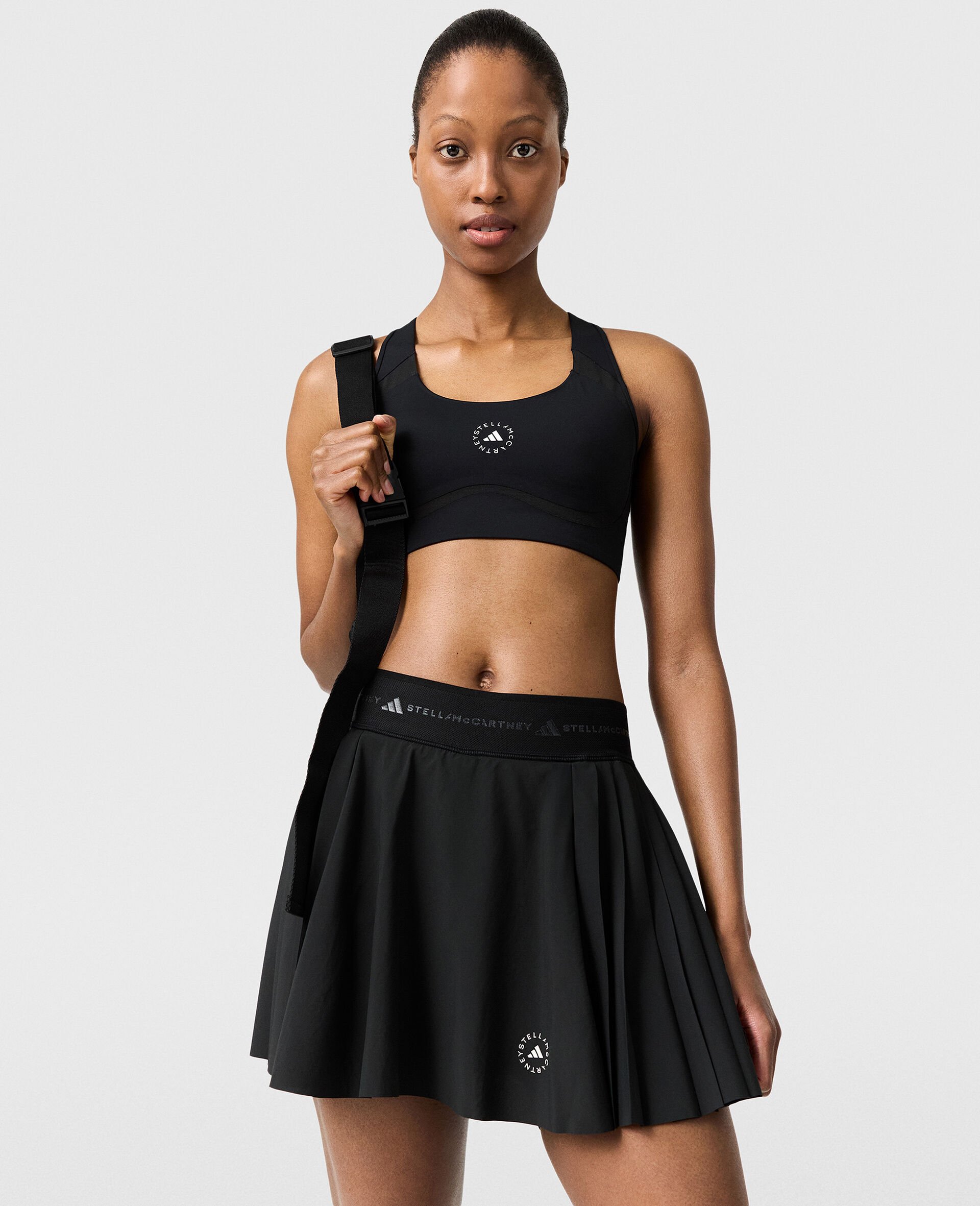 TruePurpose Trainings-Skort mit Falten-Schwarz-medium