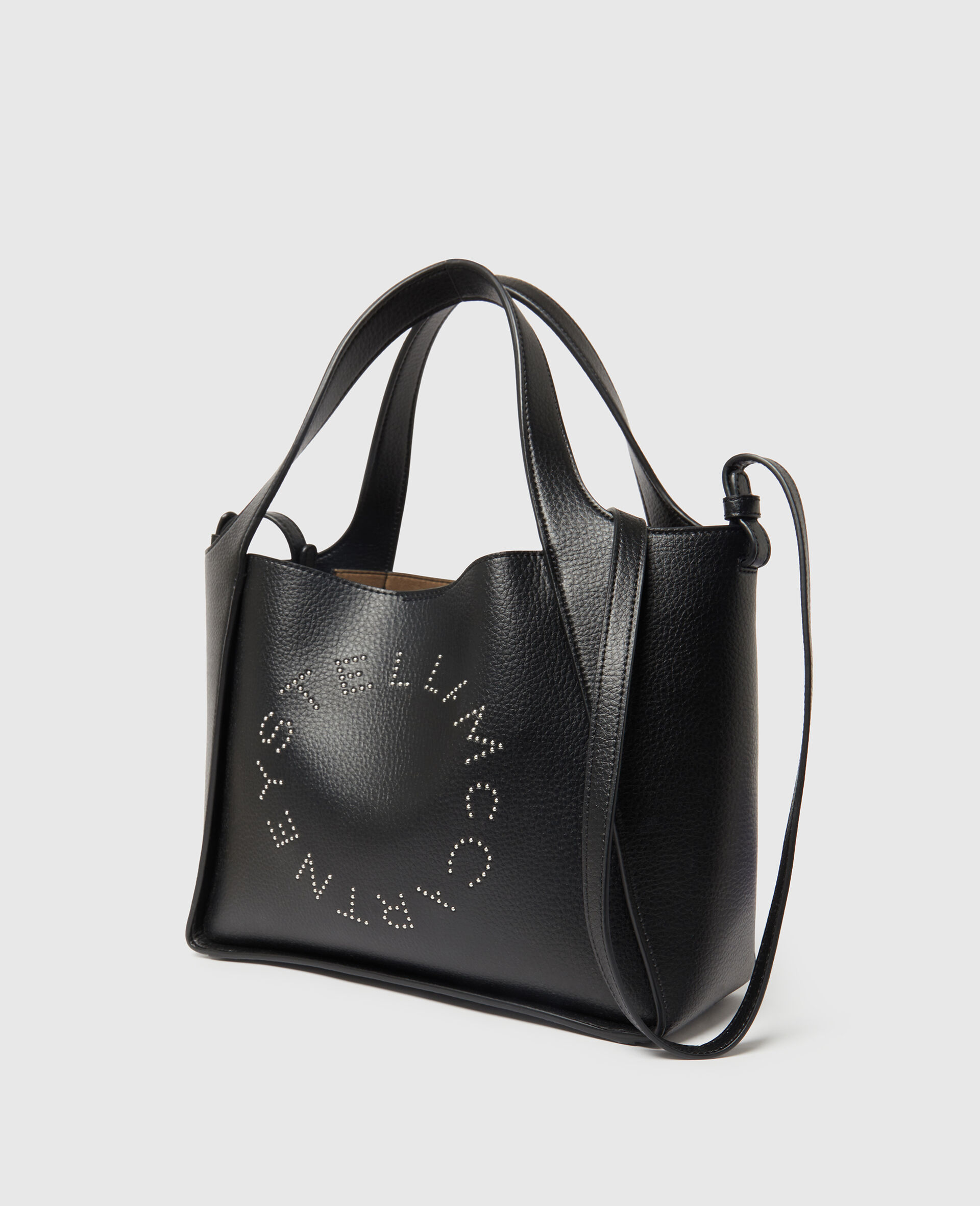 Logo Crossbody Tote Bag-Noir-medium