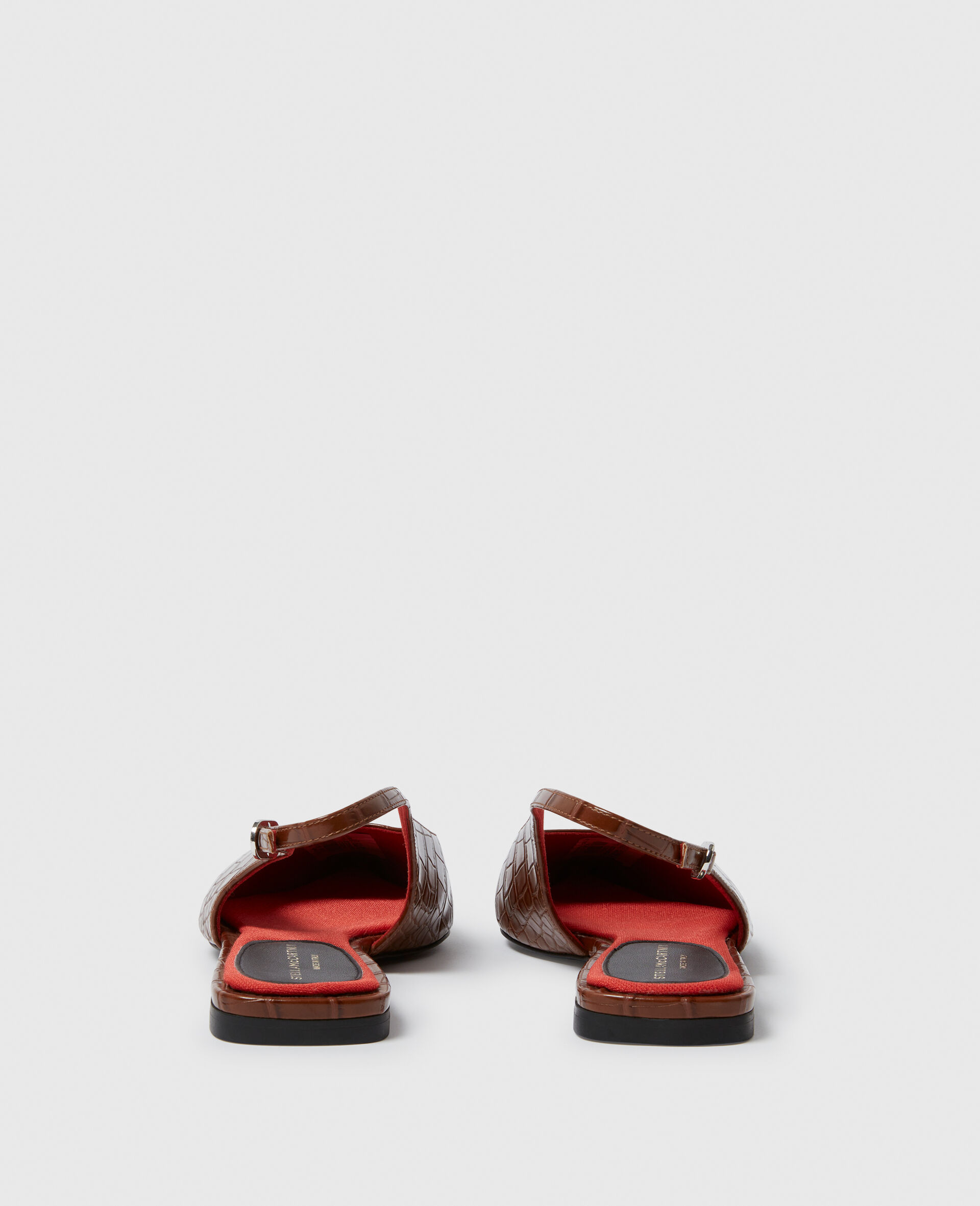 Elsa Slingback Flats-White-large image number 2