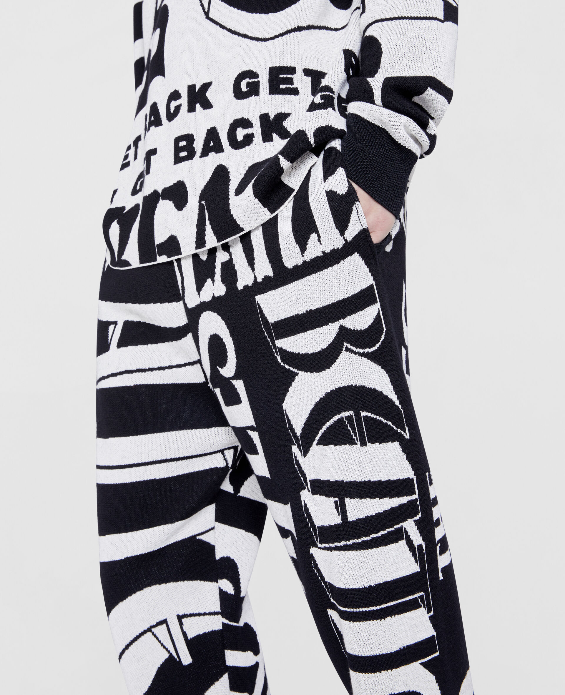 Get Back Knit Joggers -Multicoloured-large image number 4