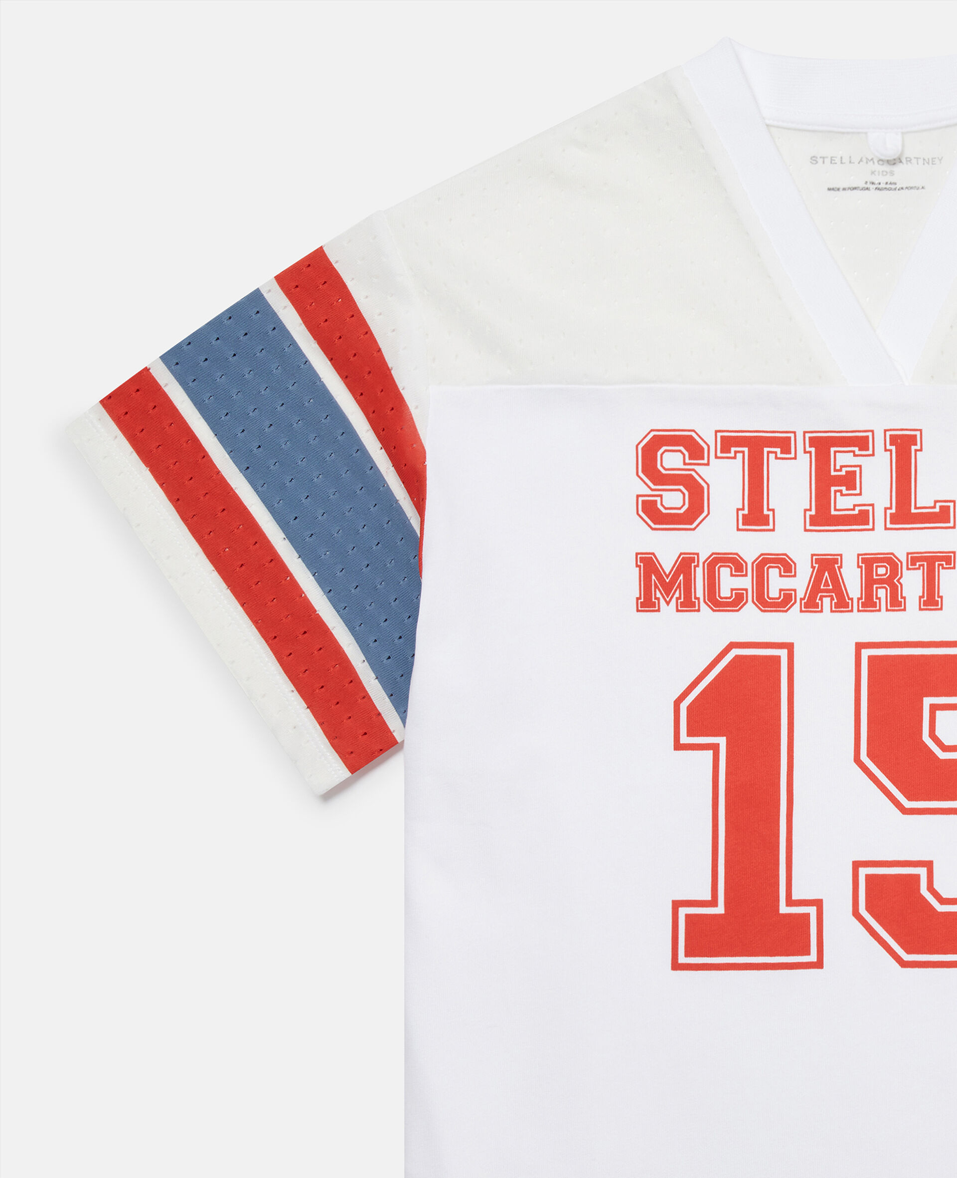 Varsity Logo Graphic T-Shirt-White-large image number 1