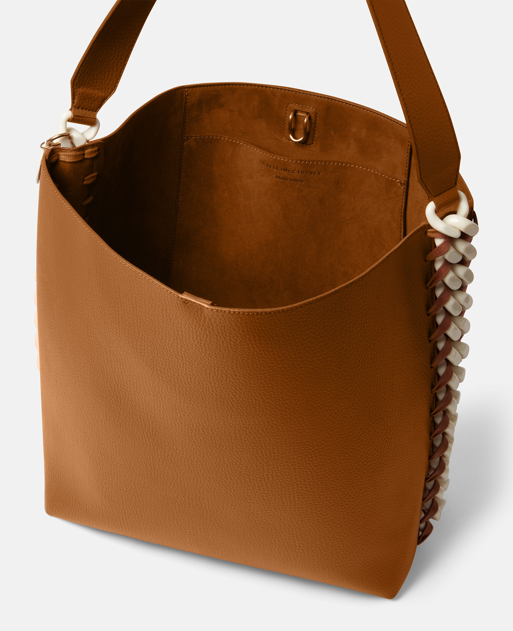 Tassen Totes Stella Maccartney Tote \u201eFalabella Shaggy Deer S Tote\u201c bruin 