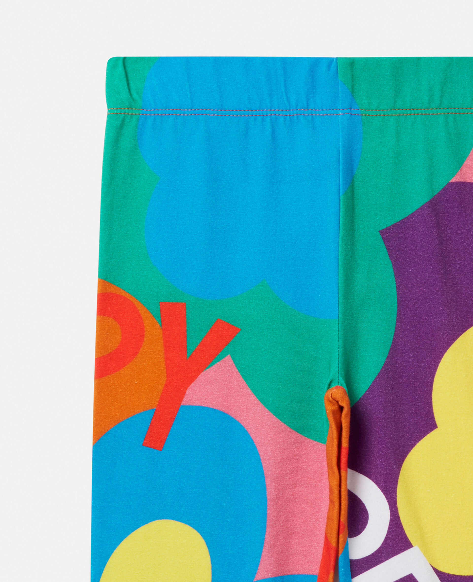 Love Graphic Leggings-Multicolour-large image number 1