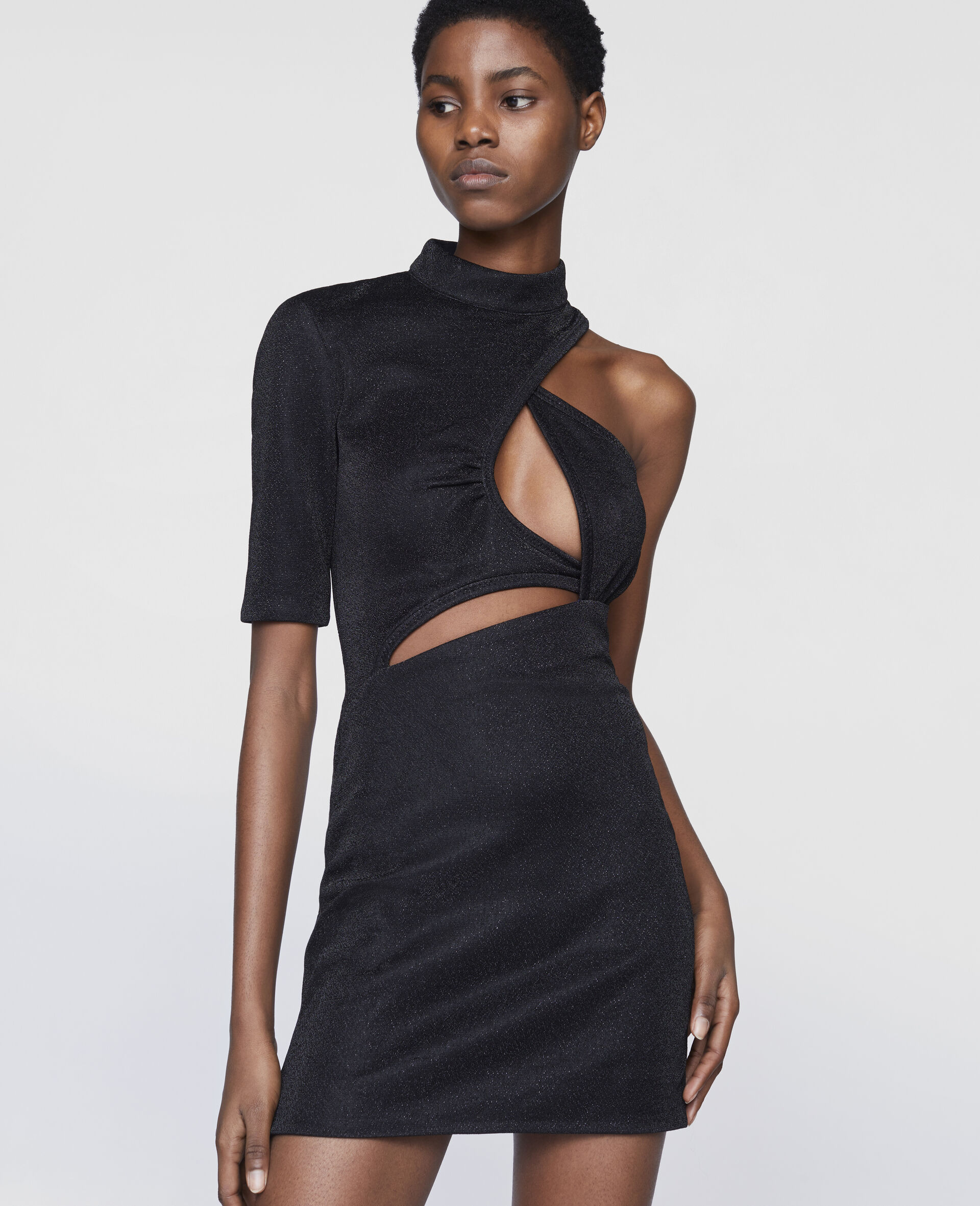 Malisa Mini Dress-Black-large image number 3