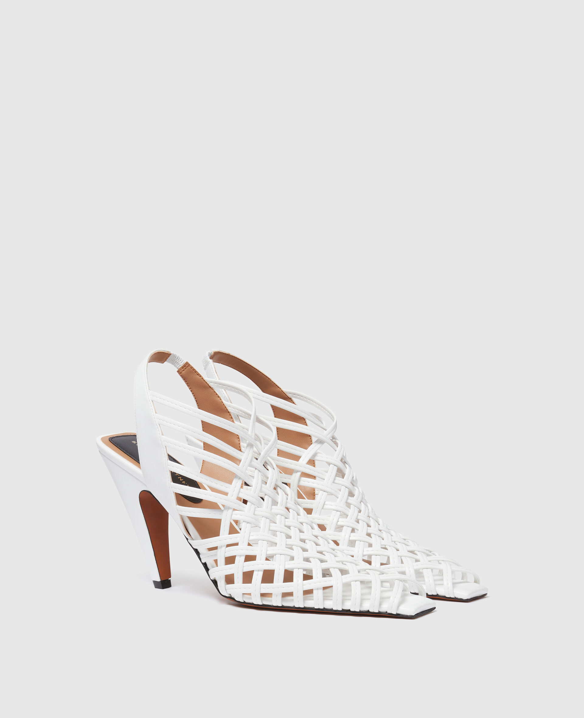 Stella Spur Woven Slingbacks-Black-large image number 2