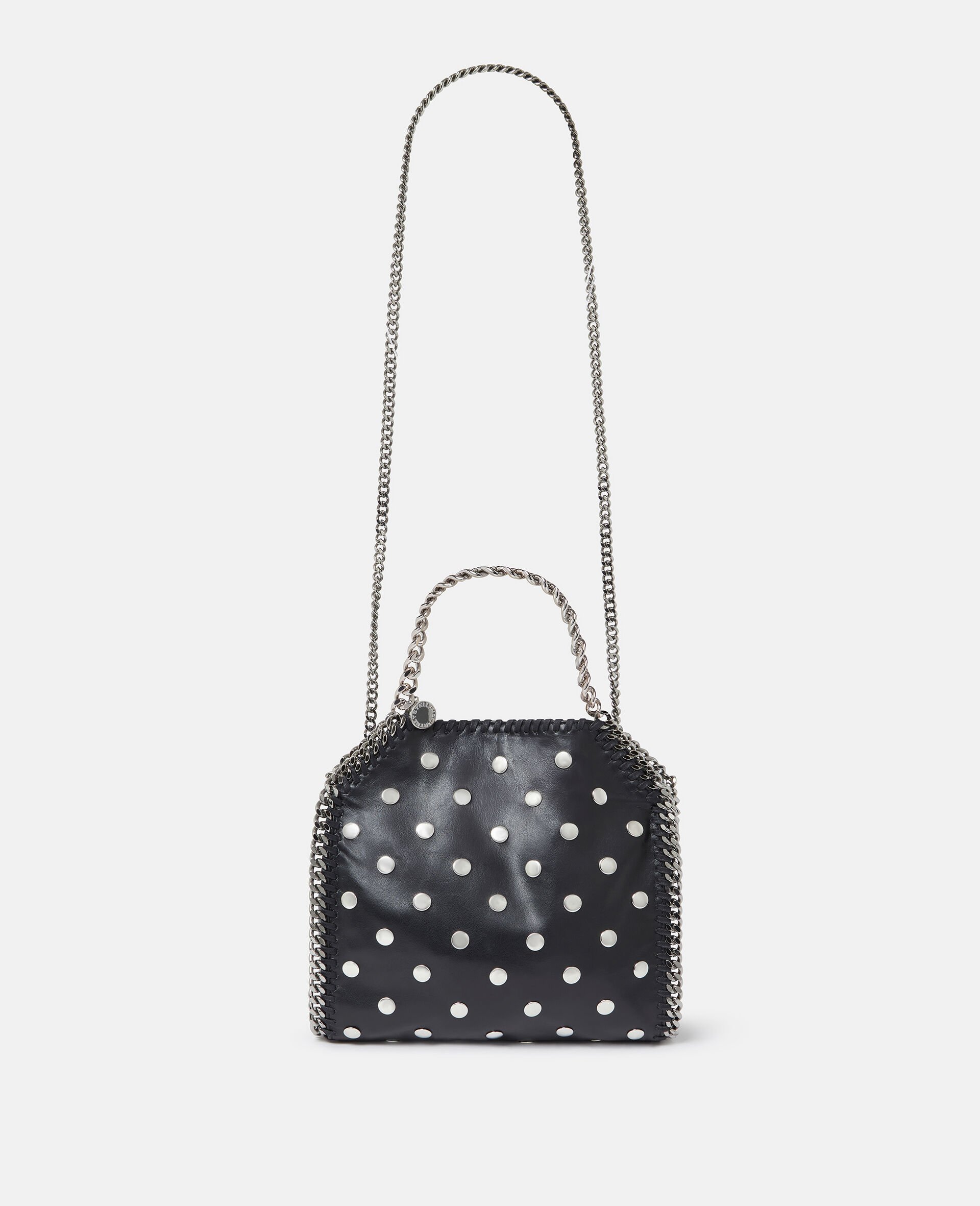 Studded Falabella Mini Tote Bag-Black-large image number 7