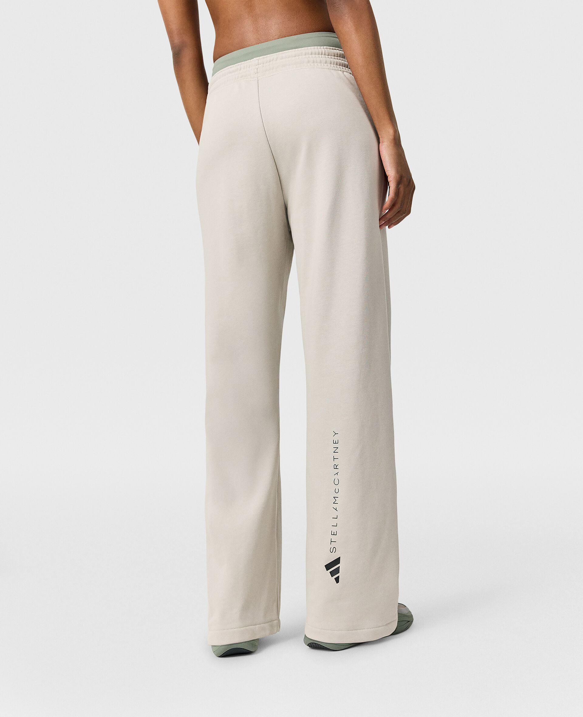 Logo Straight-Leg Joggers-Grey-large image number 3