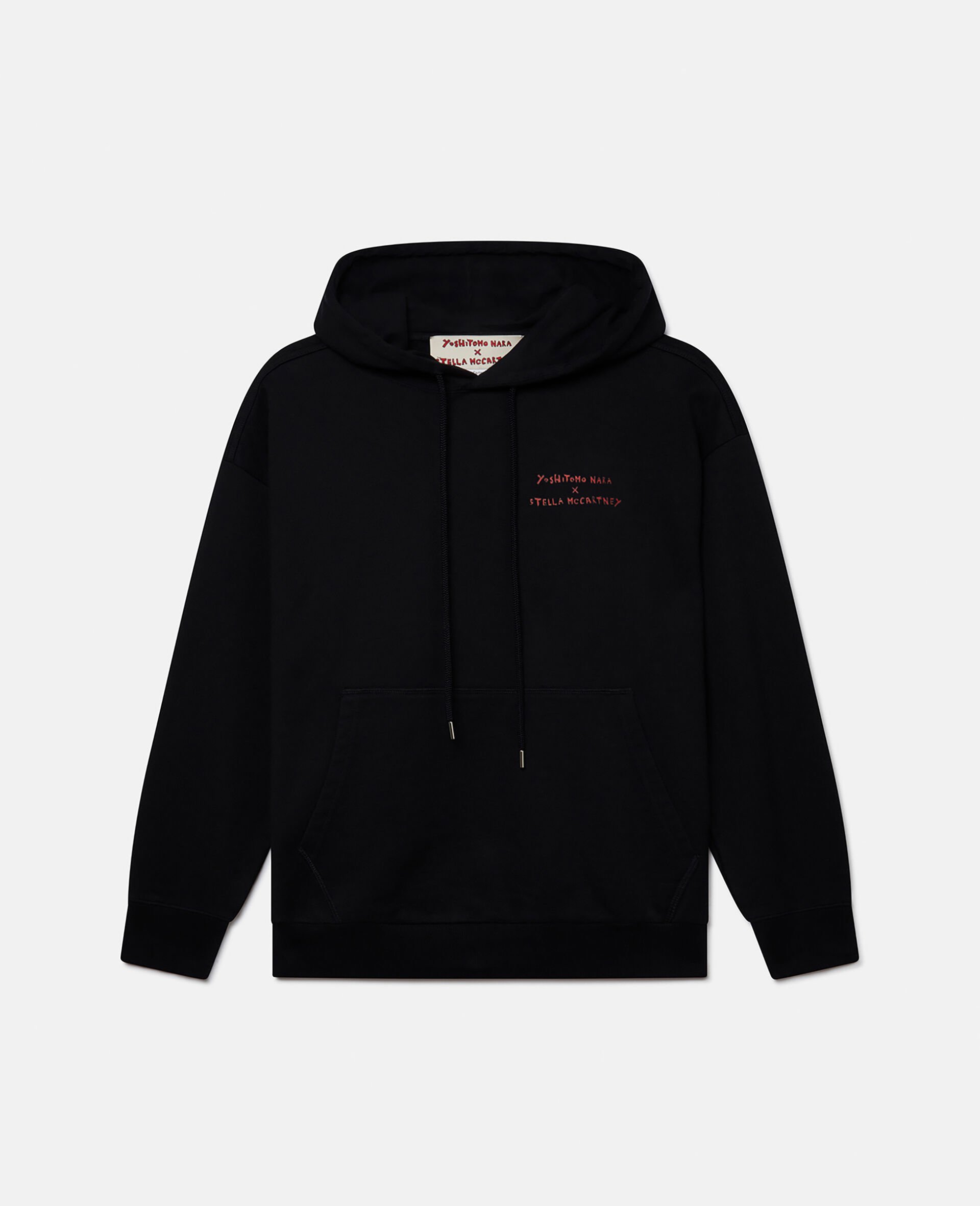 Twins II Print Hoodie-Black-large image number 0