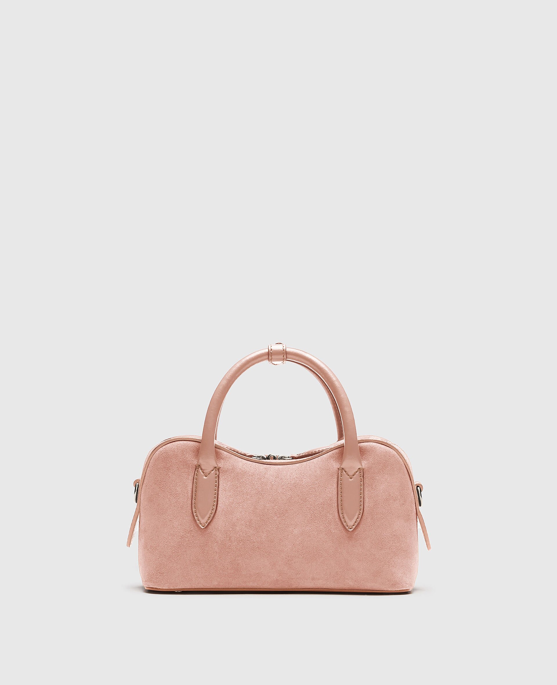 Sac a bandouliere Ryder effet daim-Marron-large image number 2