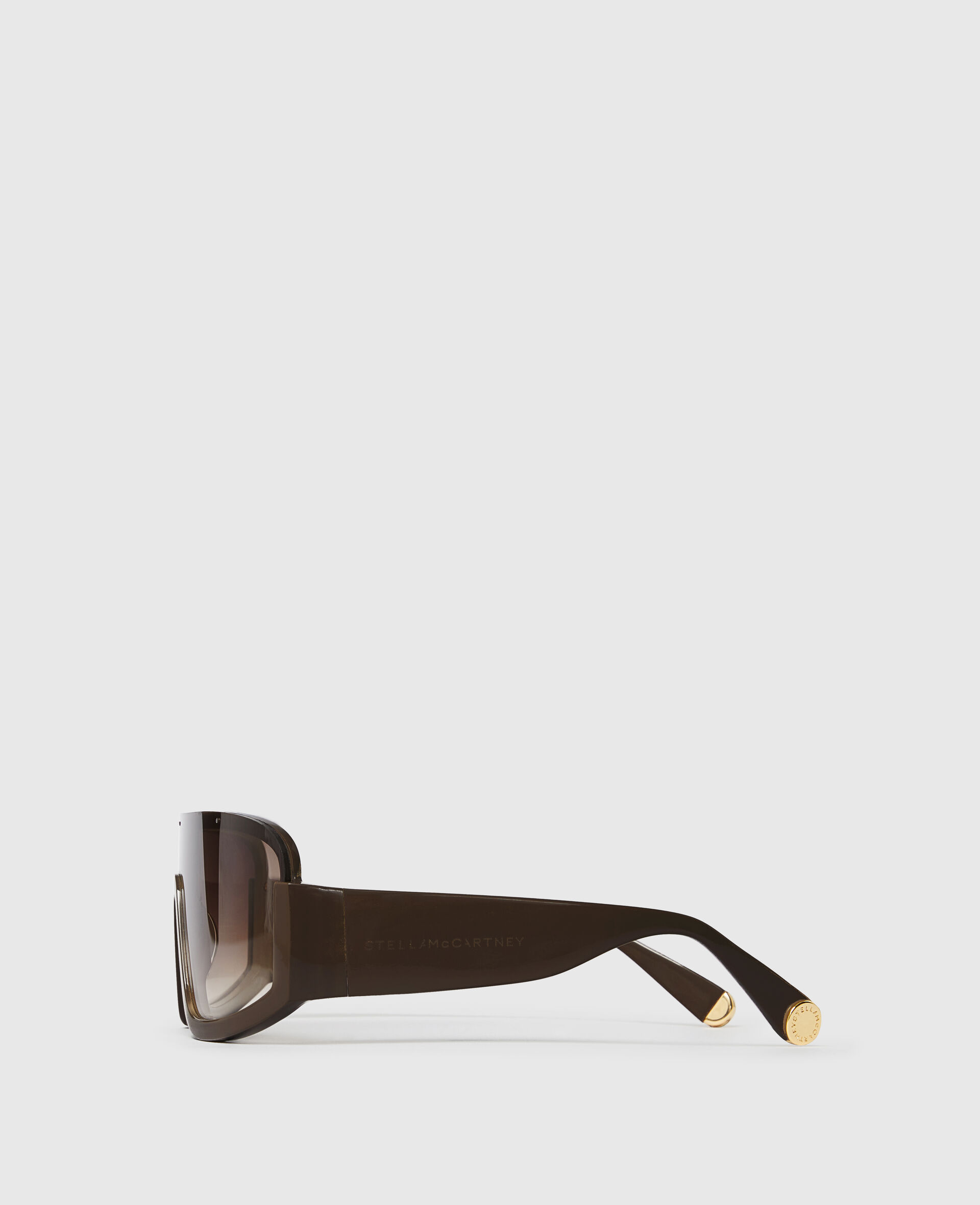Chunky Straight-Edge Sunglasses-Black-large Chunky Straight-Edge Sunglasses-Black-large image number 2