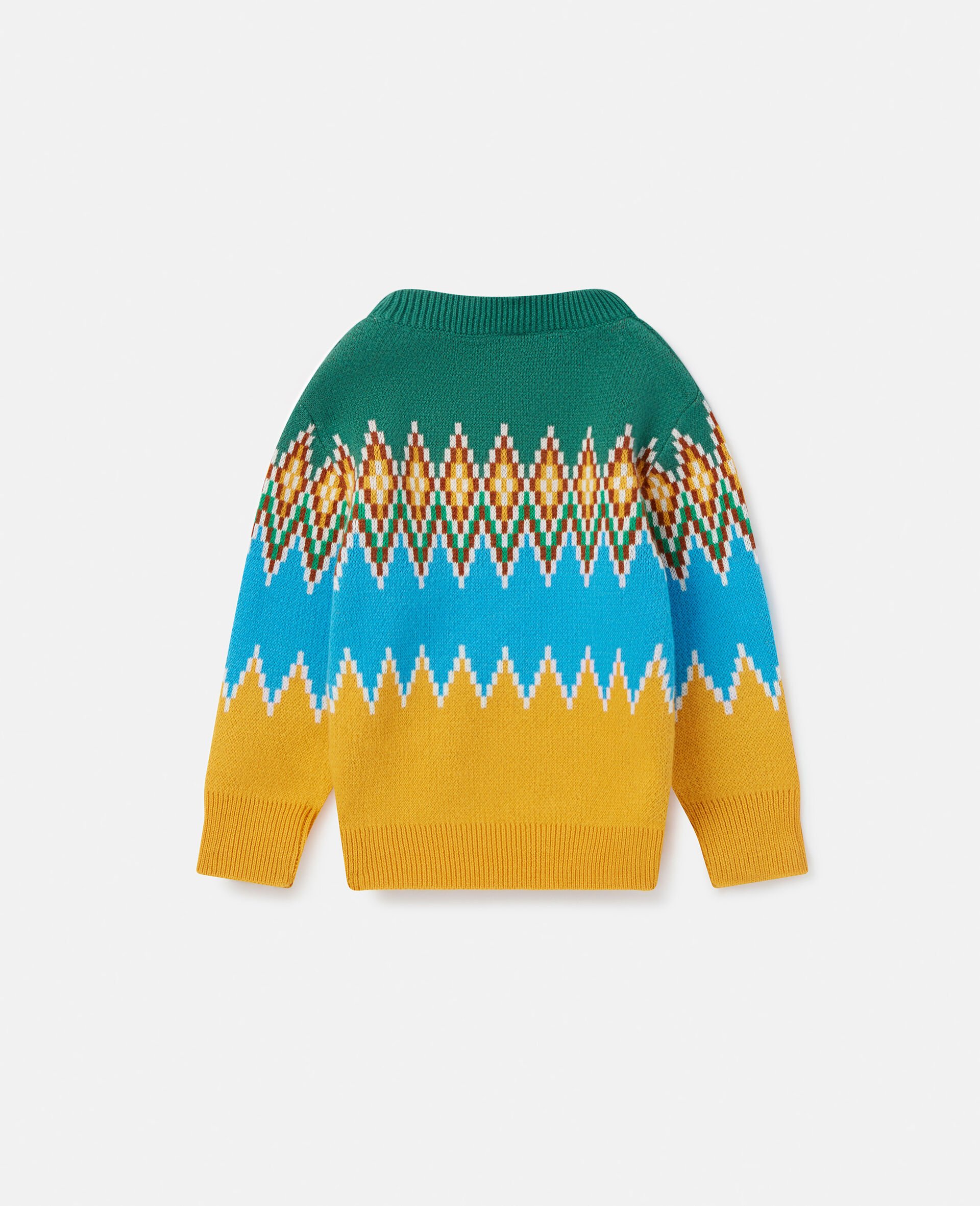 Zig-Zag Fair Isle Knit Jumper-Multicolour-large Zig-Zag Fair Isle Knit Jumper-Multicolour-large image number 2