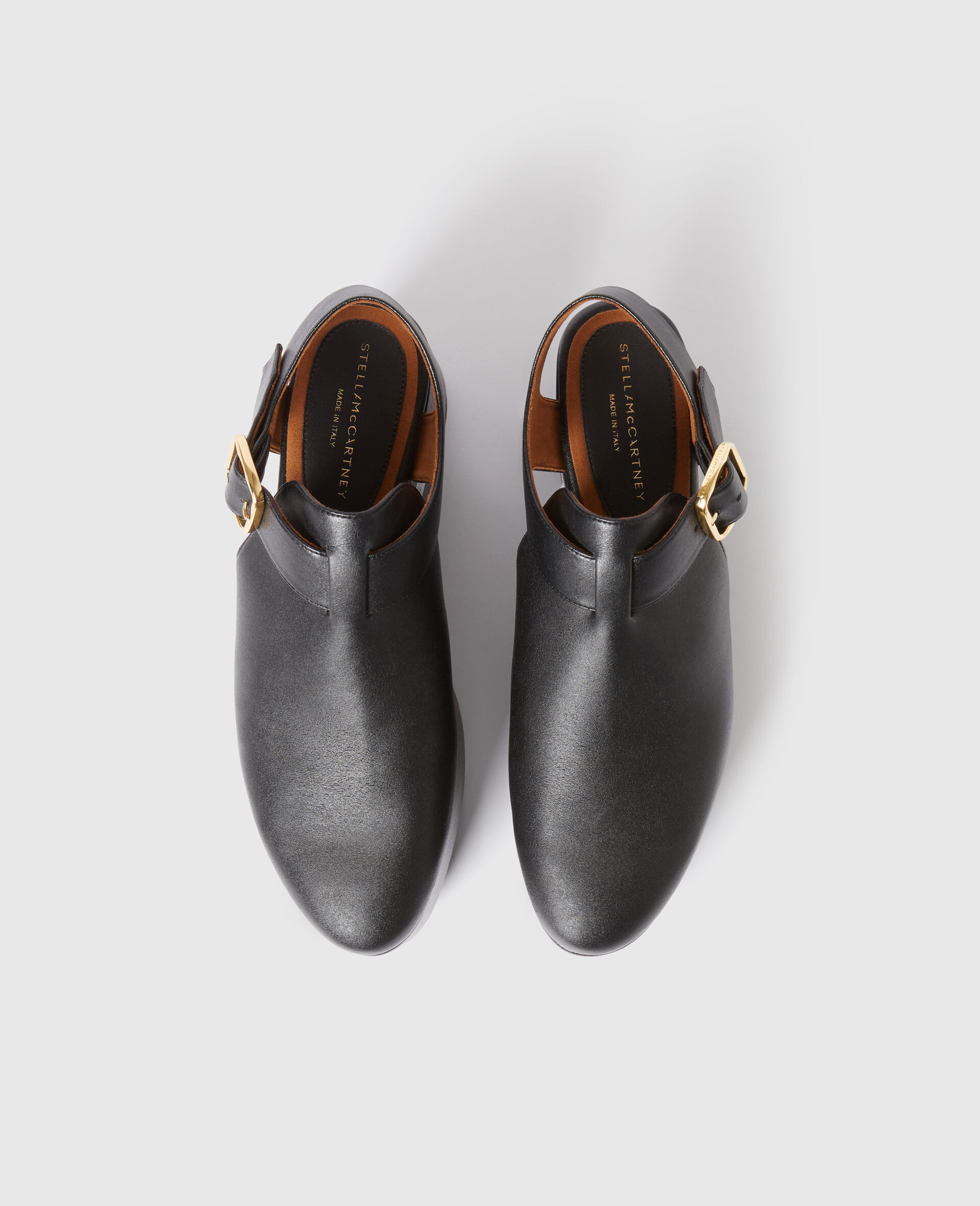 Sandales vernies a plateforme et bout ferme style Salome Elyse-Noir-large image number 3