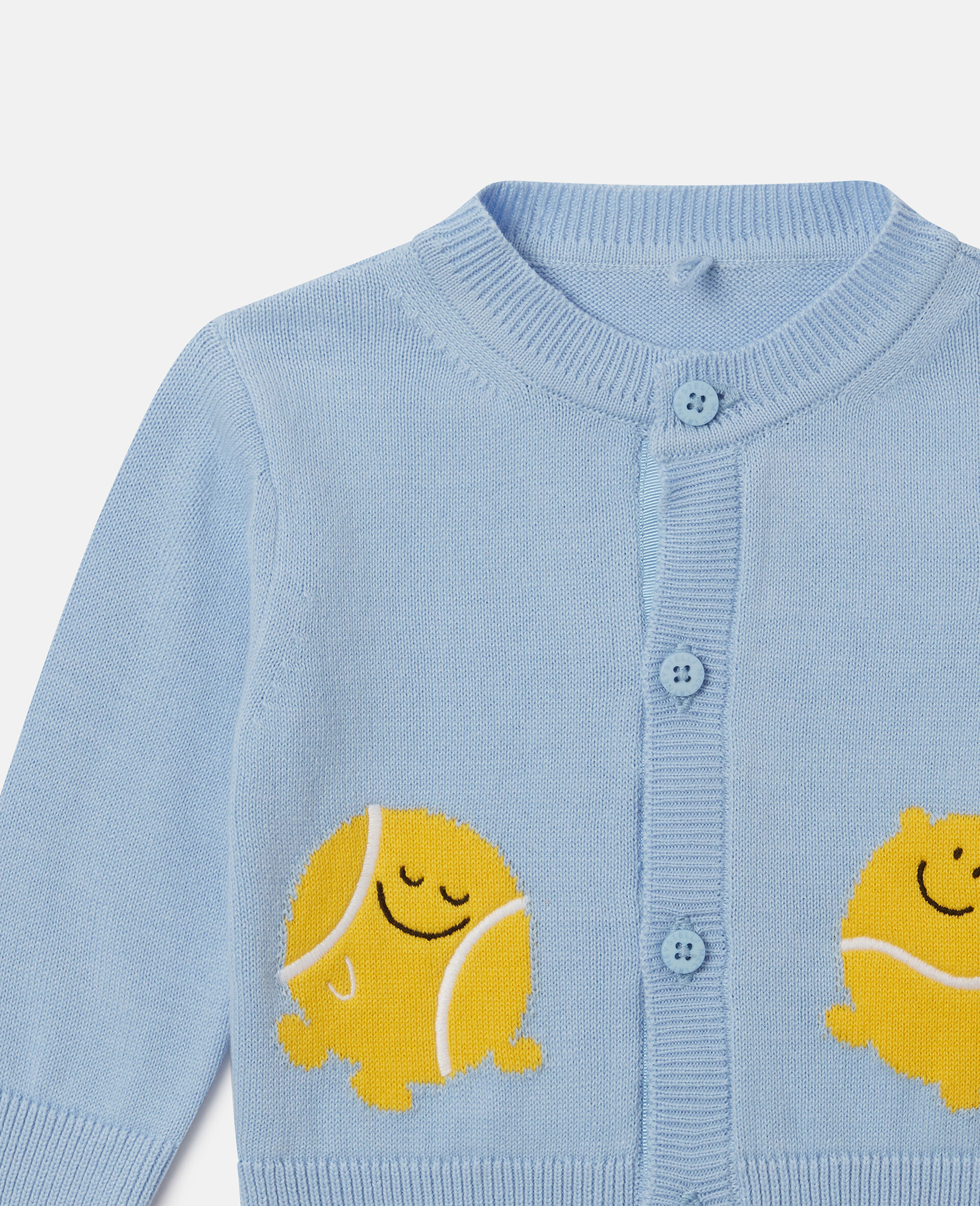 Tennis Ball Appliqu&eacute; Cardigan-Blue-medium