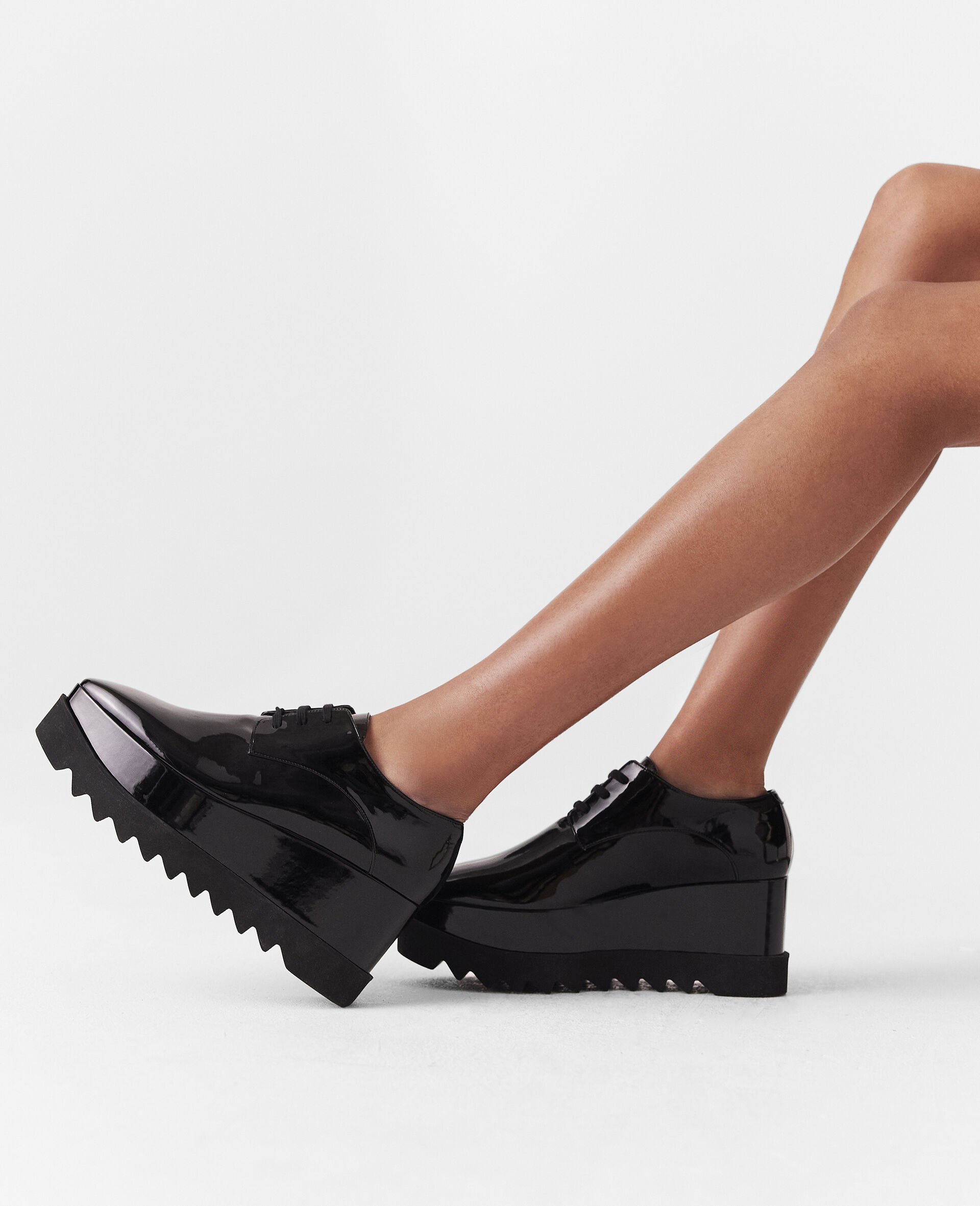 Limited Edition Elyse Monochrome Platforms-Black-large image number 1