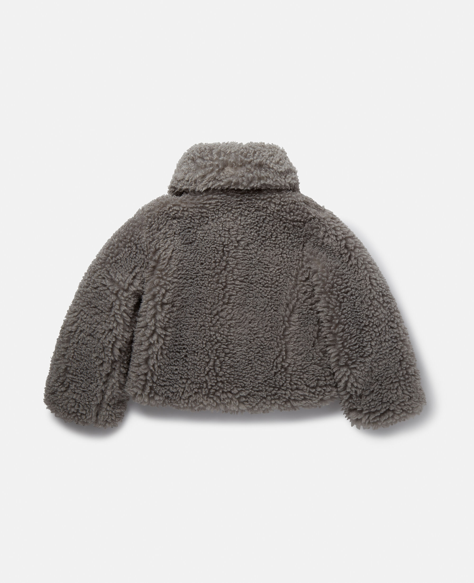 Women Gray Teddy Bear Coat | Stella McCartney US