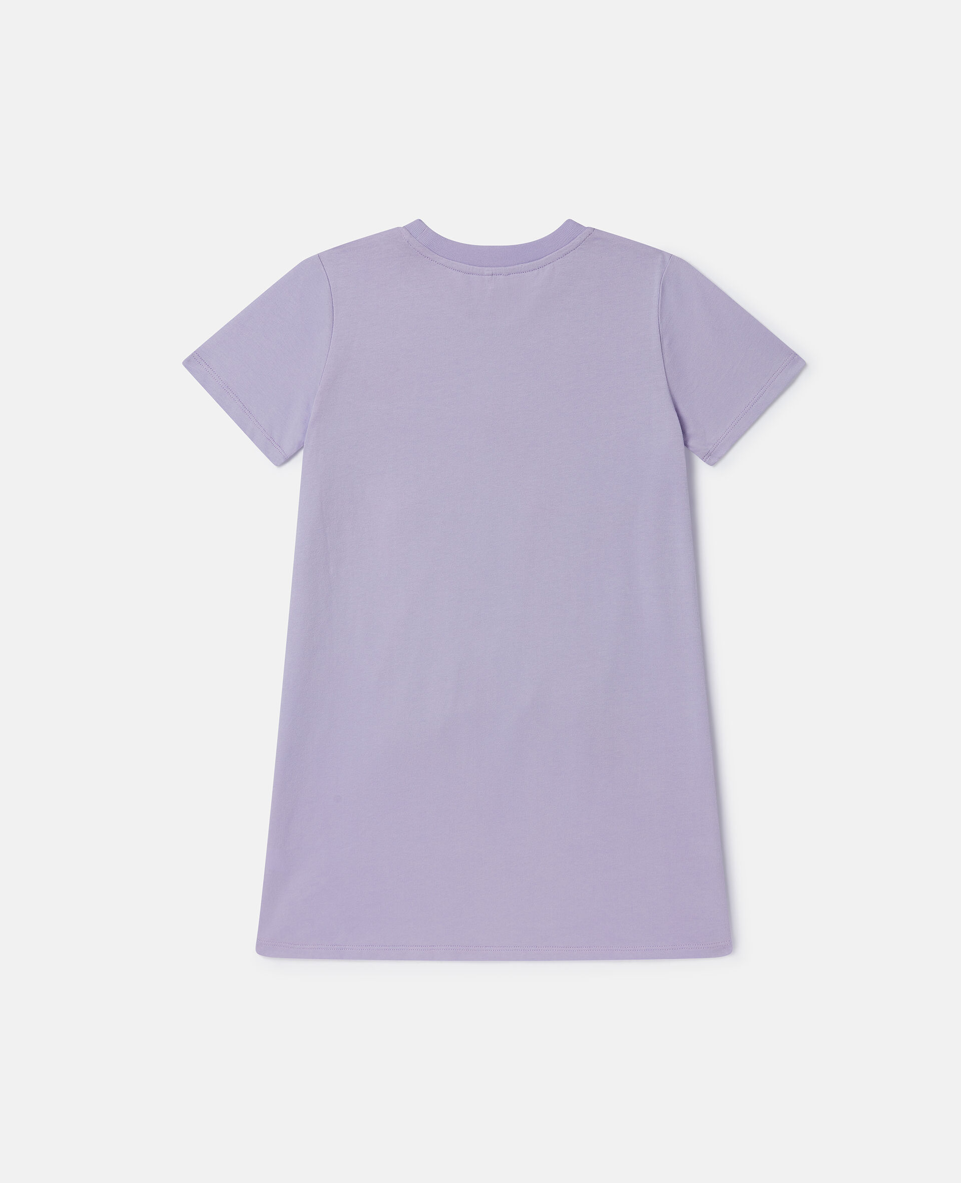 스타 그래픽 프린지 티셔츠 드레스-Purple-large image number 2