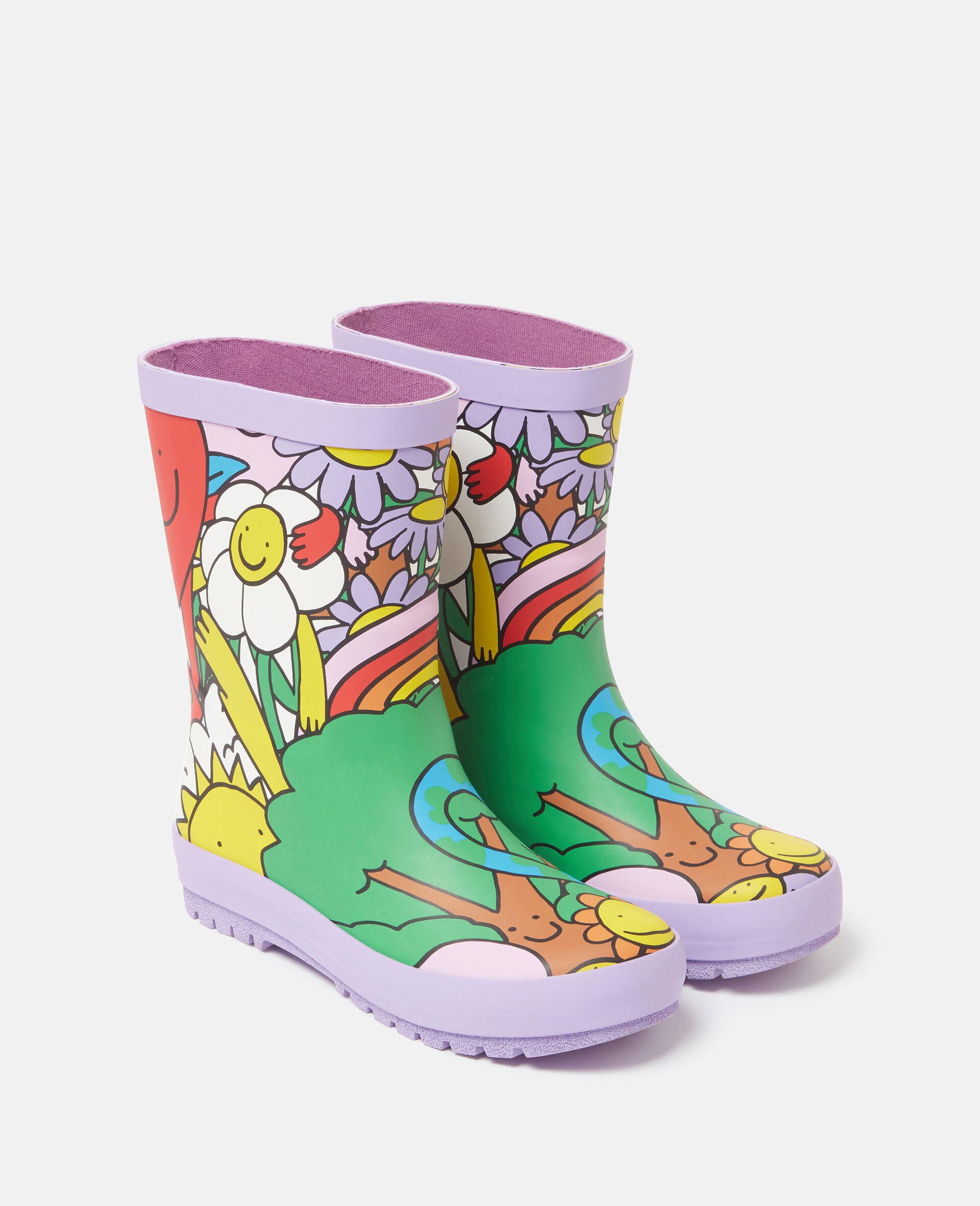 Earth Friends Graphic Rainboots-Multicolour-large Earth Friends Graphic Rainboots-Multicolour-large image number 2