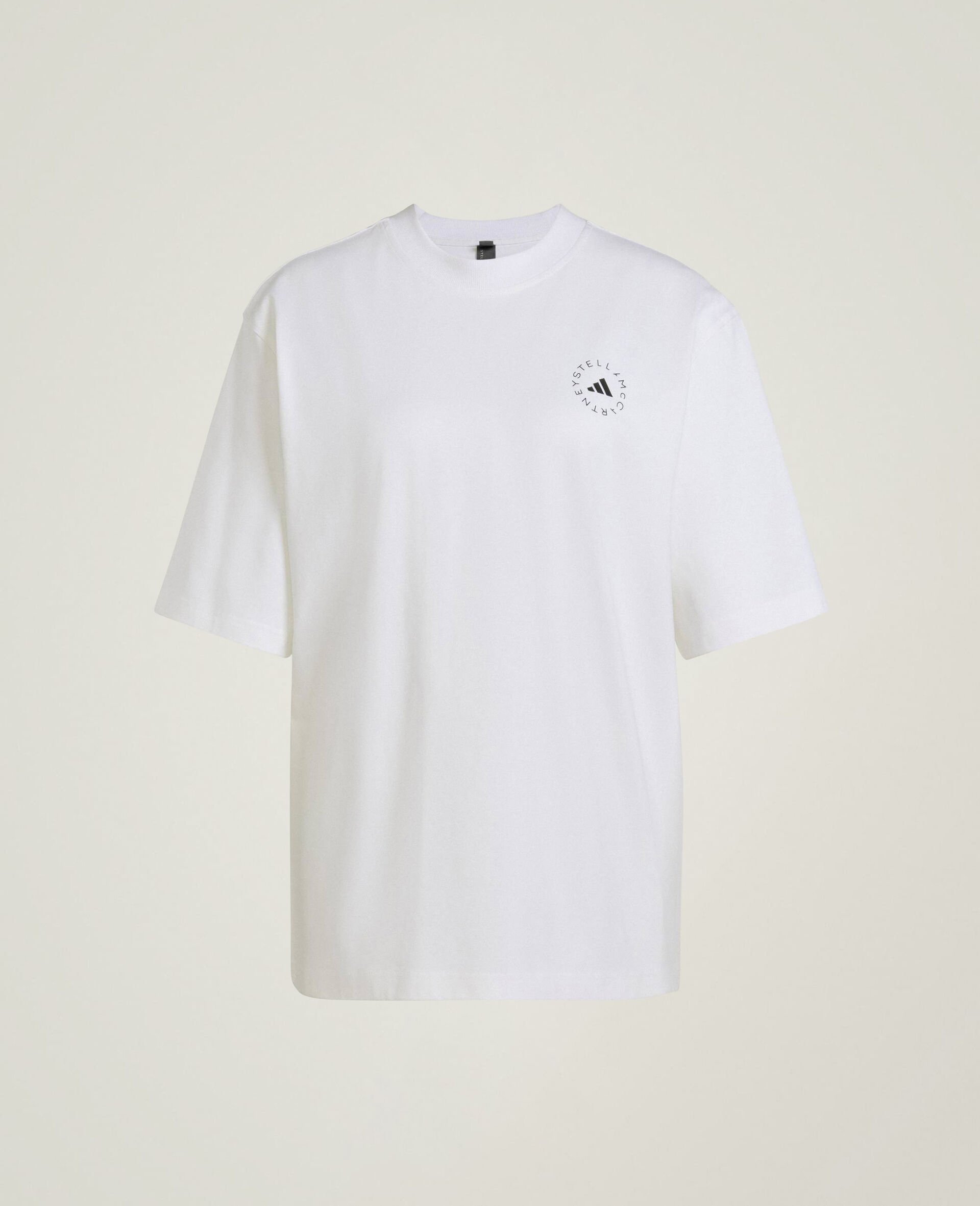 Logo Oversized T-Shirt-White-medium