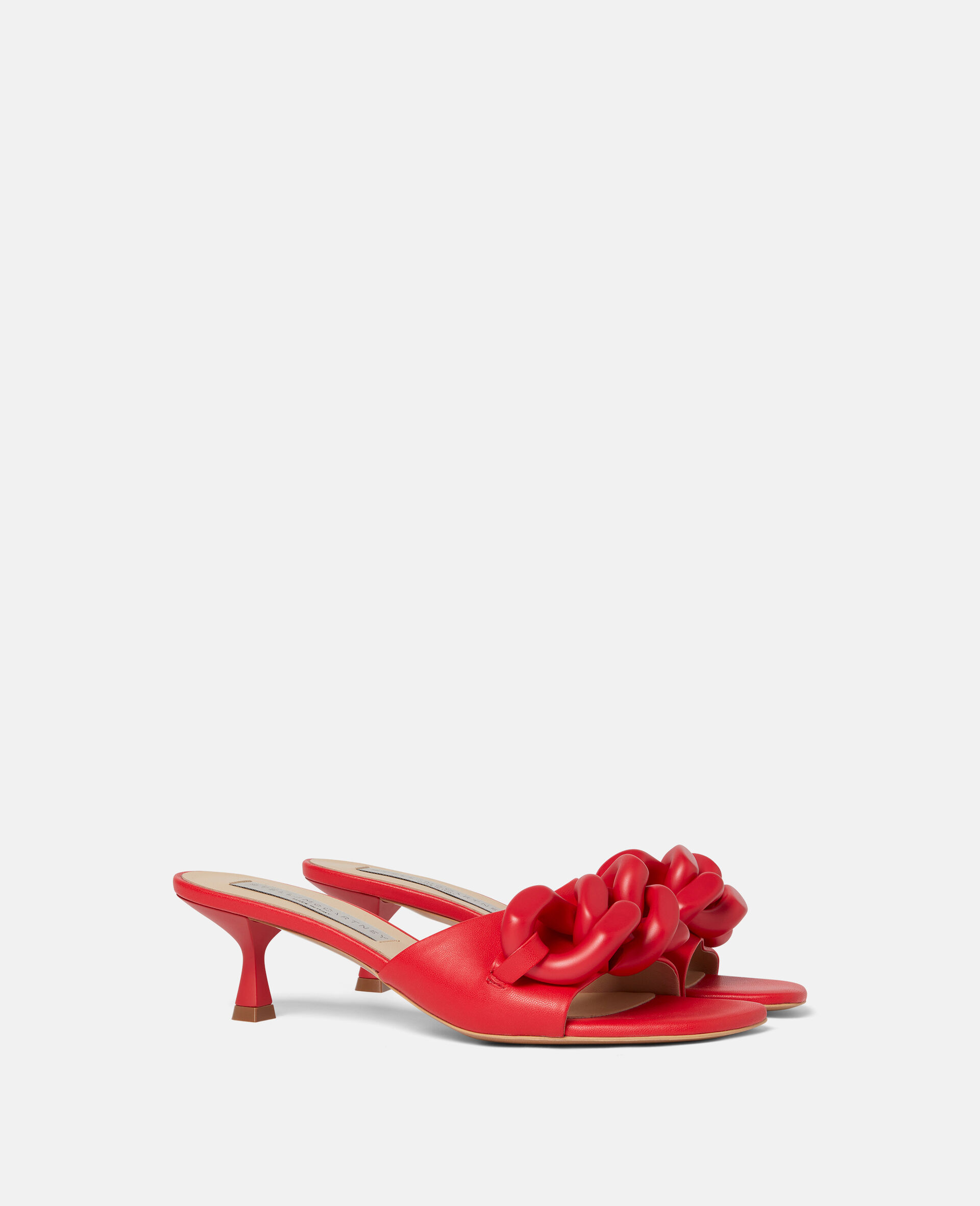 Falabella Heel Slides-Red-large image number 1