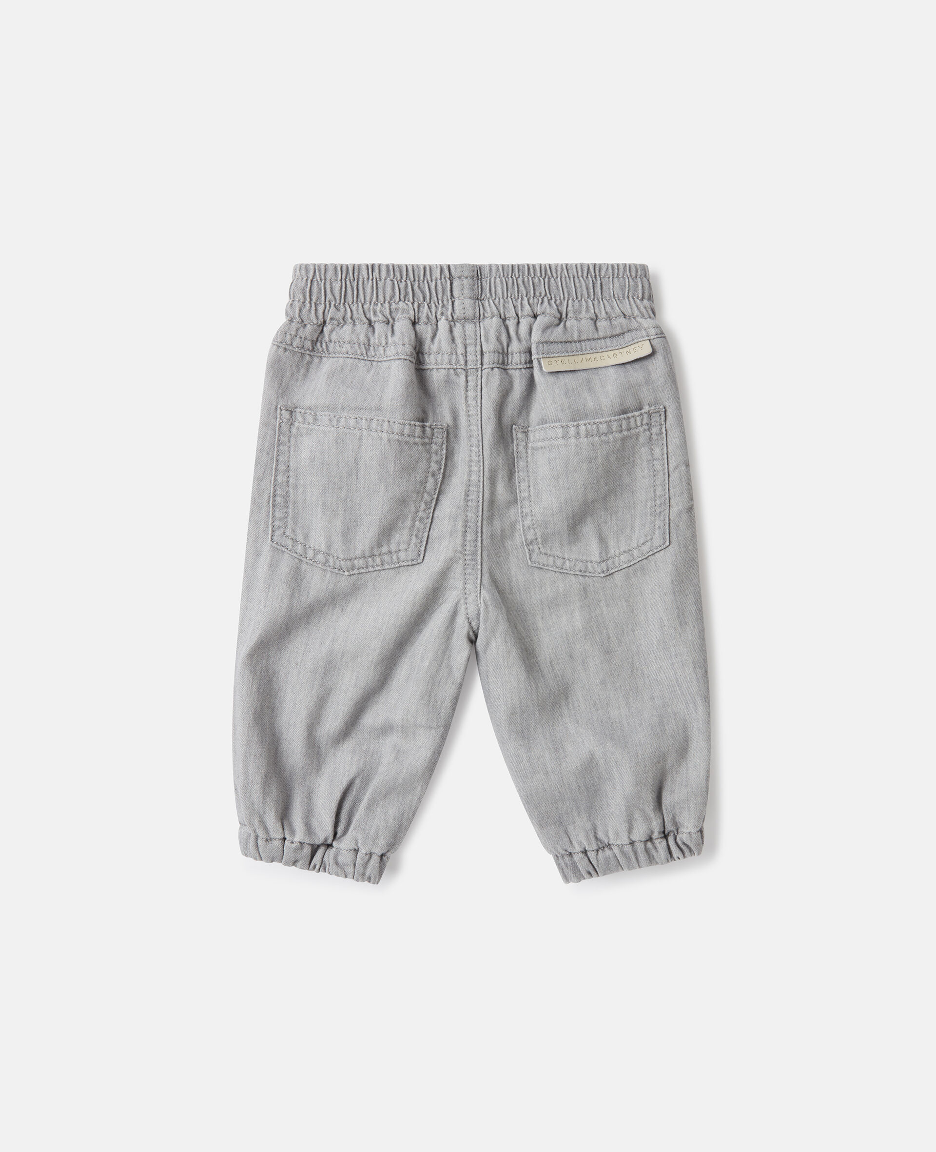 Squirrel Graphic  Denim Jeans-Grey-large image number 2