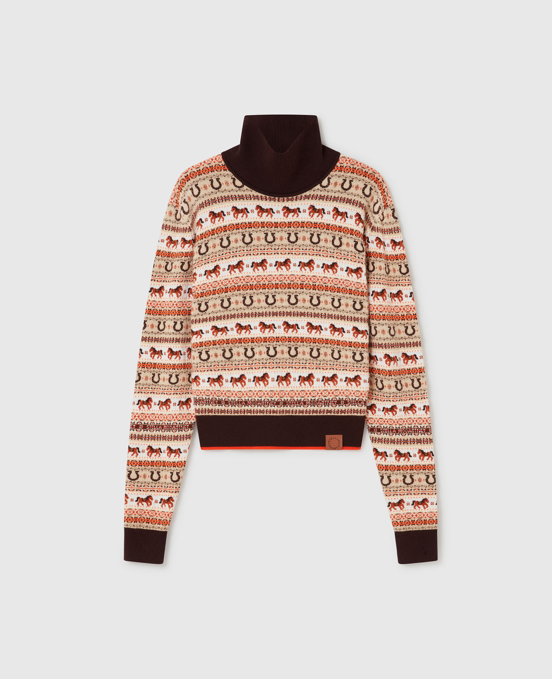 Fair Isle Wool Turtleneck-Multicolour-medium